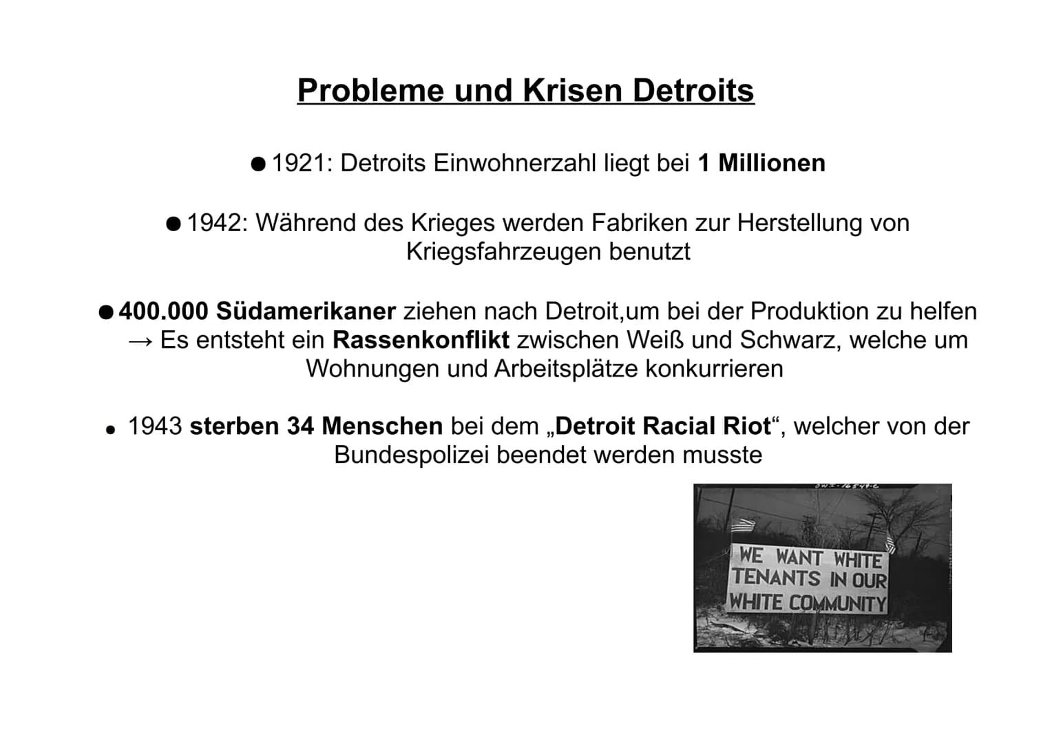 Motor City Detroit
oder eher
Shrinking City Detroit? 1. Entstehung einer Auto-Manufaktur Stadt
2. Fordismus und Postfordismus
3.
4.
5.
Glied