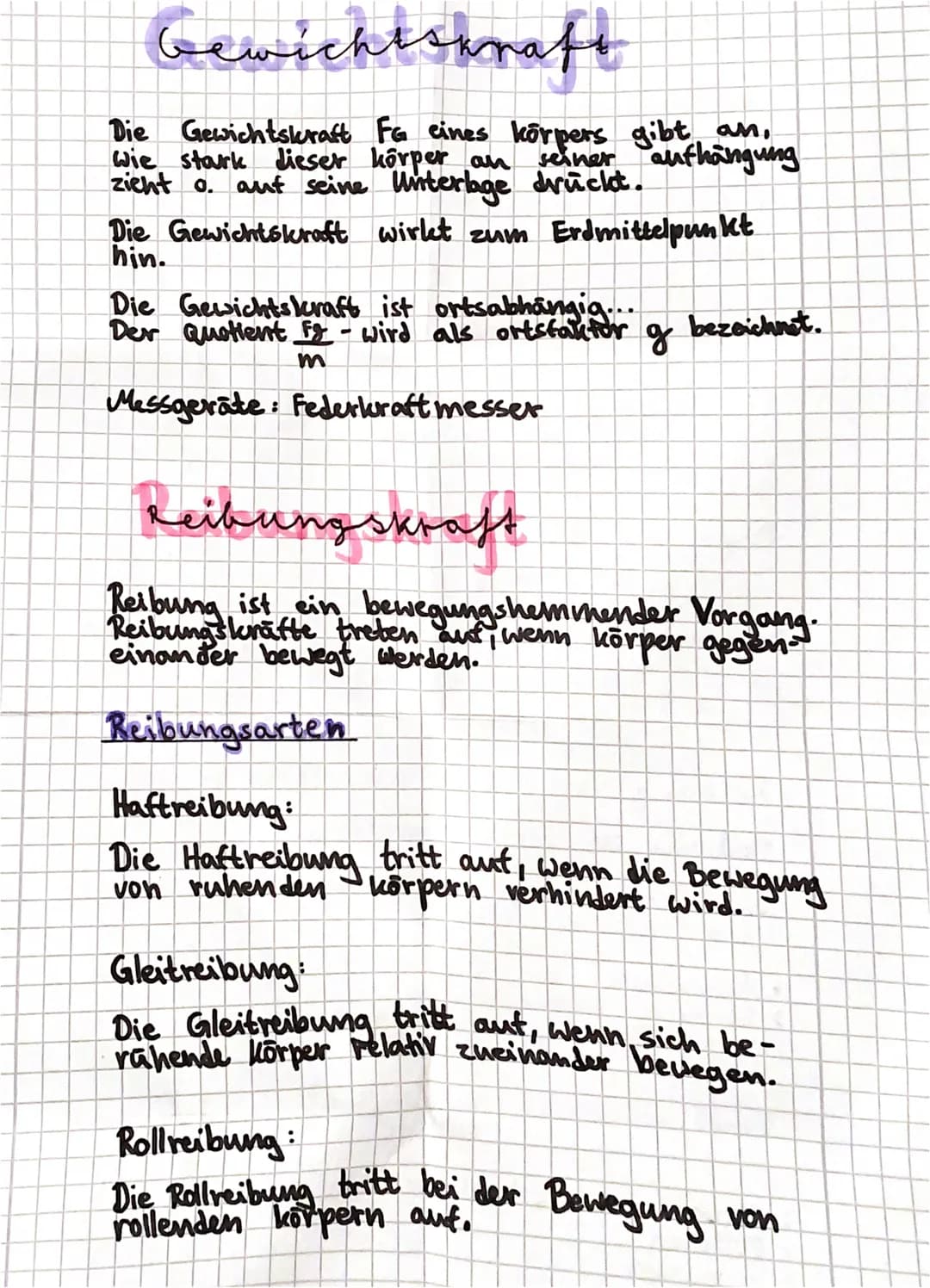 Wie Rechnet man was aus?
FR = Reibungskraft
FR = μ· FN
FG = Gewichtskraft.
FG = m. g
FN = Normalkraft
FN = mog M = Reibungszahl
M
FR
FG
F₂ =