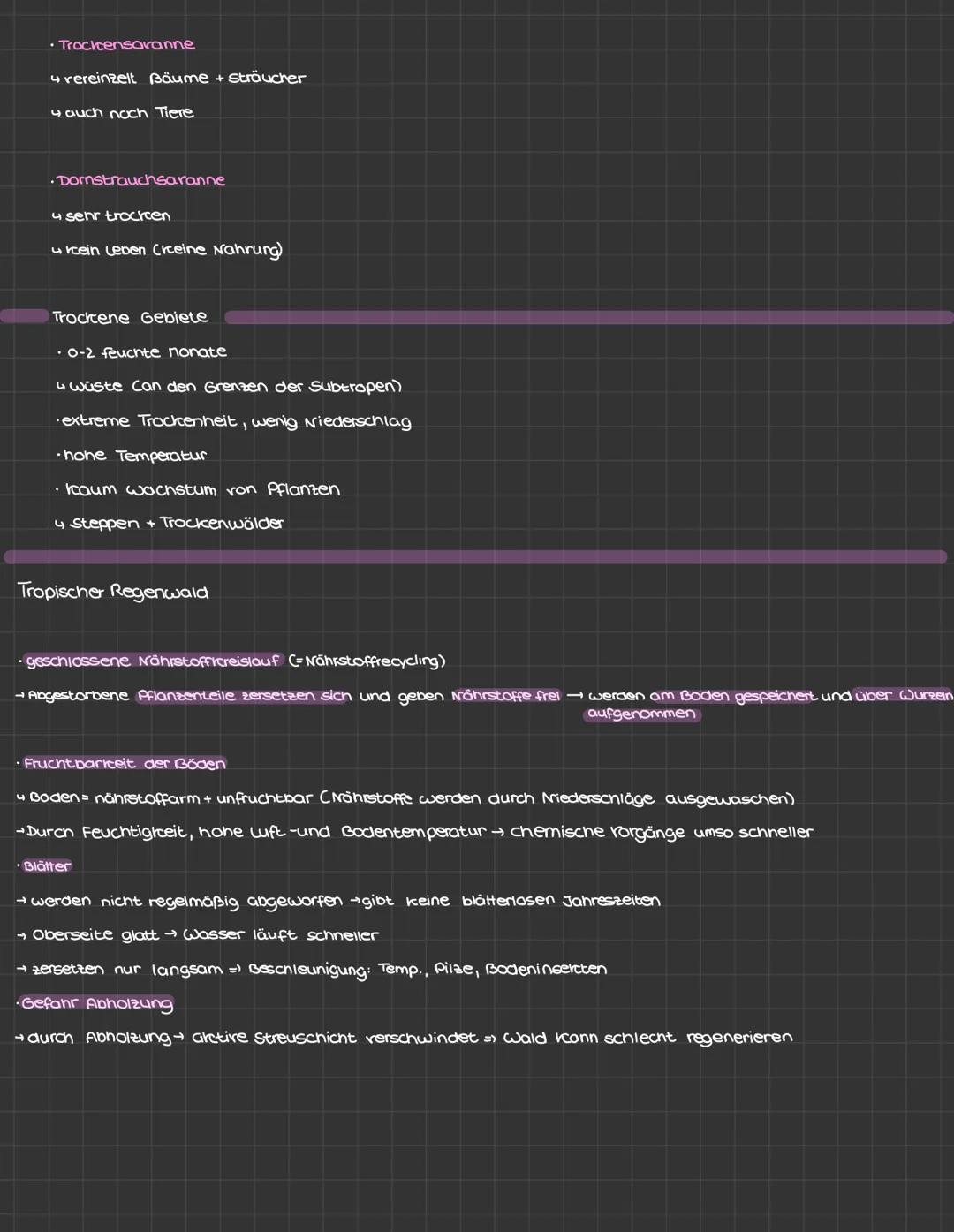 # TROPEN

1) Was sind Tropen?

• befinden sich zwischen den nördlichen und südlichen wendekkreisen

zwischen 23,5° nördlicher und südlicher 