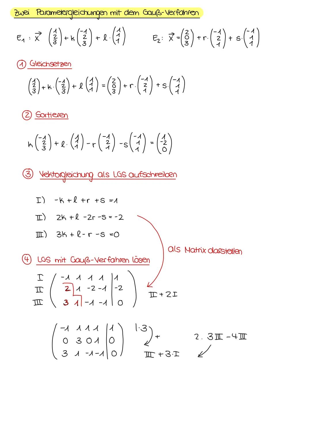  Gegenseitige Lage von thenen
06.10.22 1) E₁ und E₂ sind zueinander parallel &
haben keine gemeinsamen Punkte.
E₂
Gegenseitige Lage von Eben