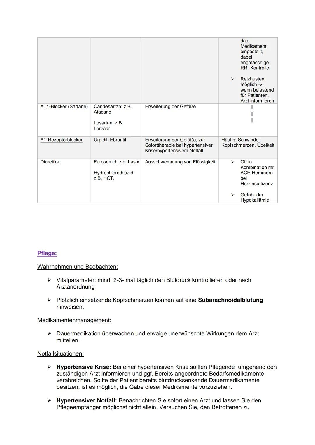 Definition:
■
Infos:
Von einer arteriellen Hypertonie (Bluthochdruck) spricht man, wenn die über einen
längeren Zeitraum hinweg wiederholt g