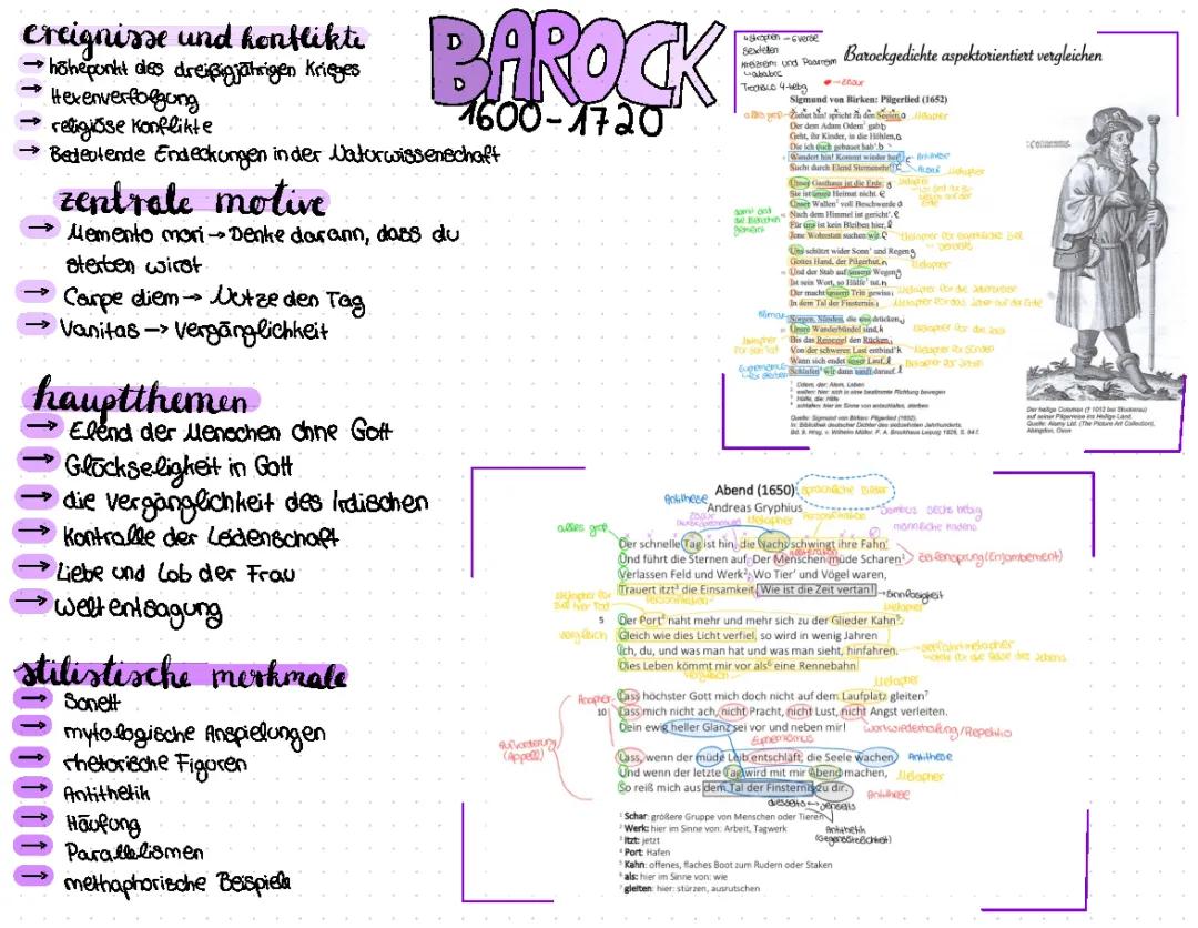 Barock Epoche und Hexenverfolgung: Merkmale und Spannende Geschichten