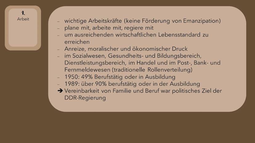 BOSCH
Die Rolle der Frau in der
BRD und der
DRR im Vergleich
7
1600
ZAND Leitfrage
Gleichberechtigung der Frau -
Schein oder Realität?
3 1.
