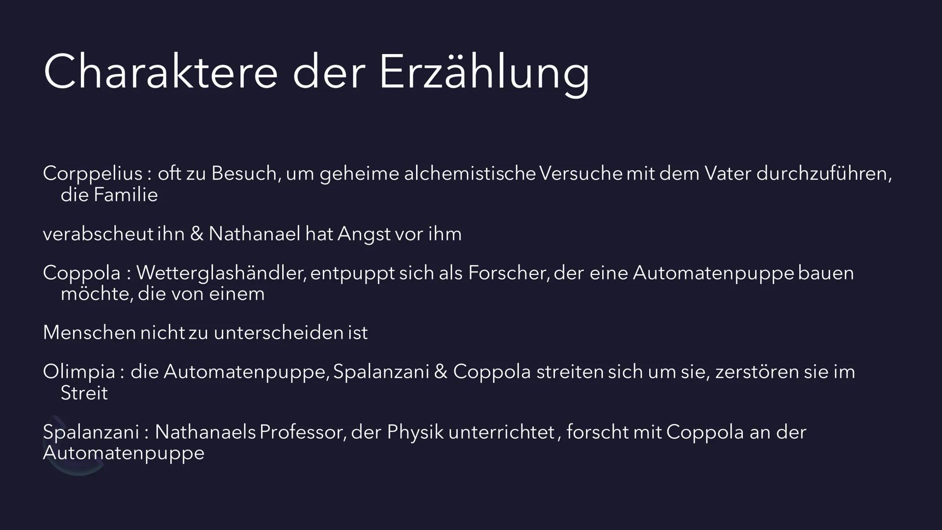 Der Sandmann von E.Τ.Α
Hoffmann

Atila, Baris, Emre G., Emre K., Markus, Melissa # Gliederung

- E.T.A Hoffmann und Familie
- Werkdaten
- Ch