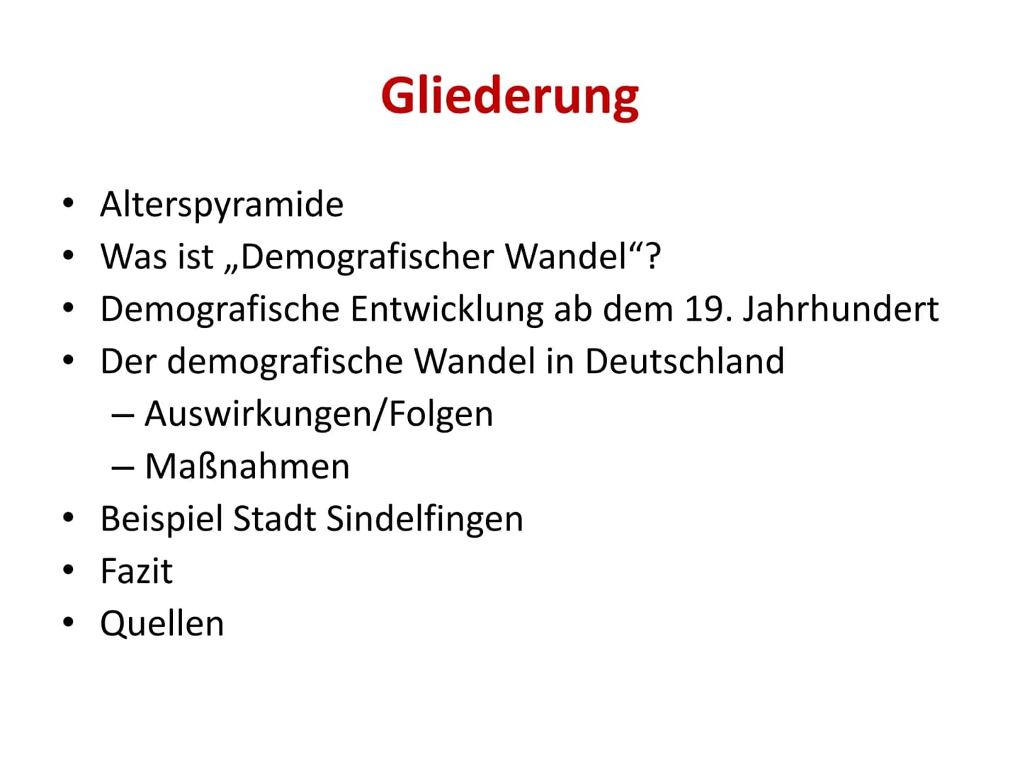 
<h2 id="demografischerwandeldefinition">Demografischer Wandel Definition</h2>
<p>Der demografische Wandel bezeichnet die Veränderung der Al