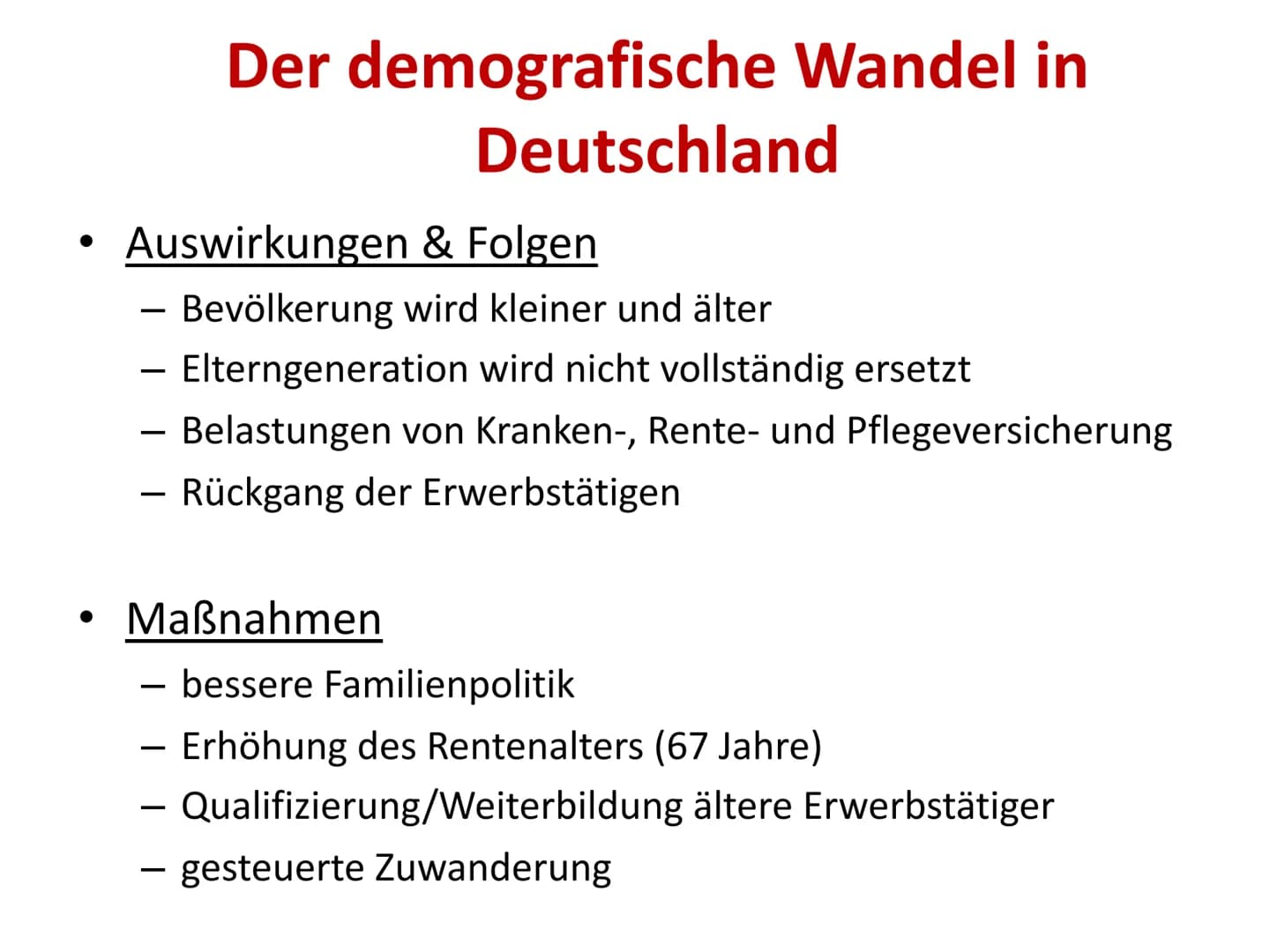 
<h2 id="demografischerwandeldefinition">Demografischer Wandel Definition</h2>
<p>Der demografische Wandel bezeichnet die Veränderung der Al