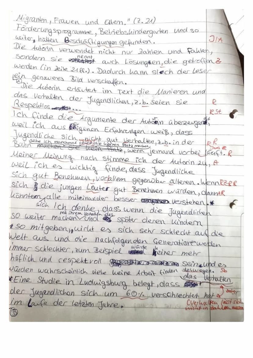 05
10
20
25
30
Aufgaben:
Bitte wählen Sie eine der beiden Aufgaben (A oder B) aus!
Aufgabe A
Fassen Sie die wesentlichen Aussagen der Autori