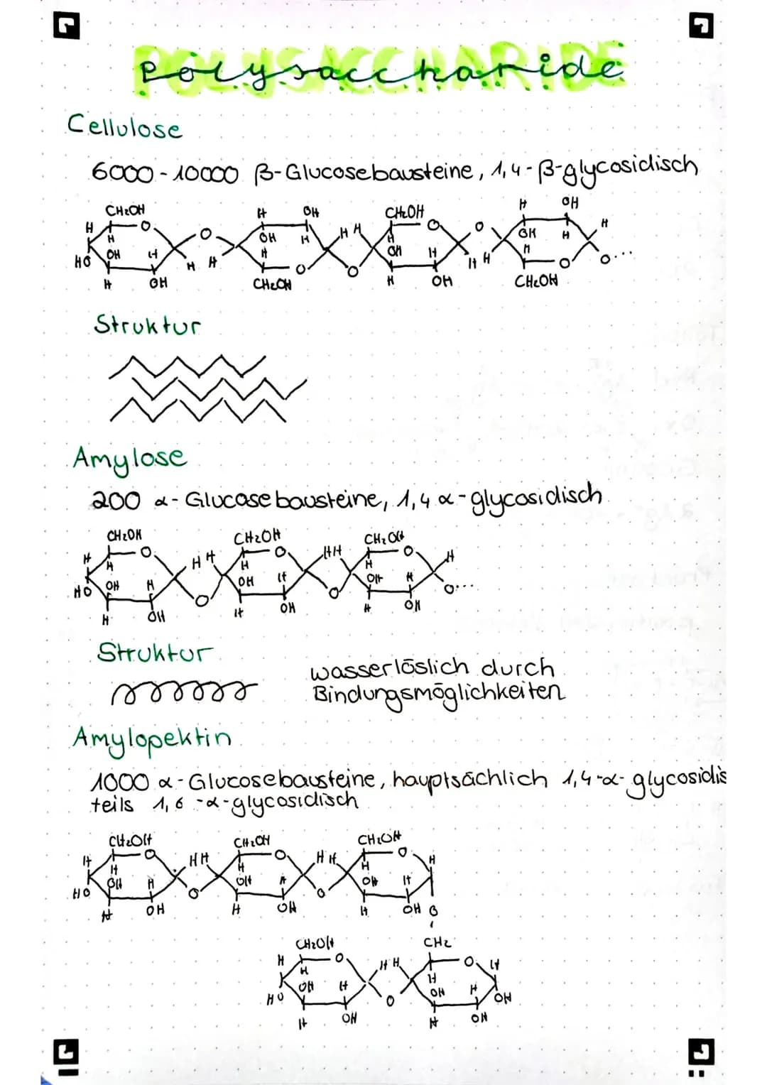 Kohlenhydrate
Polyhydroxyalkanale / Polyhydroxyalkanone
Cn (H₂O)n
Eigenschaften
Chiralitatszentrum/Sterozentrum/asymmetrisches
Kohlenstoffat