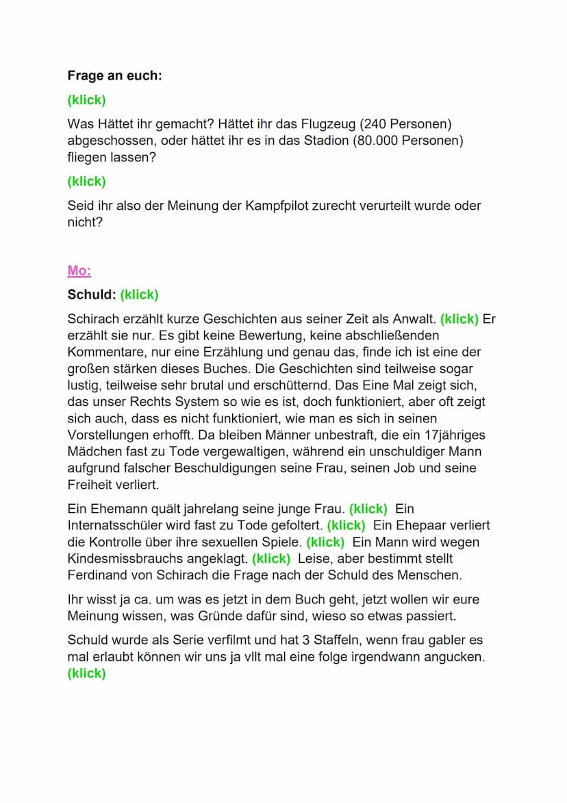 Angie:
Der Spiegel nannte Ferdinand von Schirach einen »großartigen
Erzähler«<, die New York Times einen »außergewöhnlichen Stilisten<<,
der