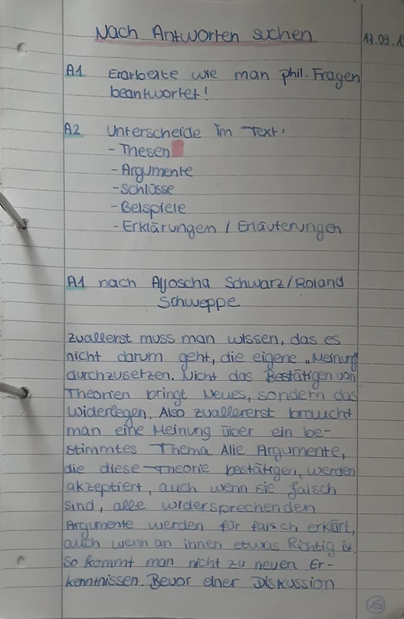 70
18
EIGENART PHILOSOPHISCHEN FRAGENS UND DENKENS
Nach Antworten suchen
M1 Jay F. Rosenberg: Philosophieren
eine Tätigkeit der Vernunft
Der