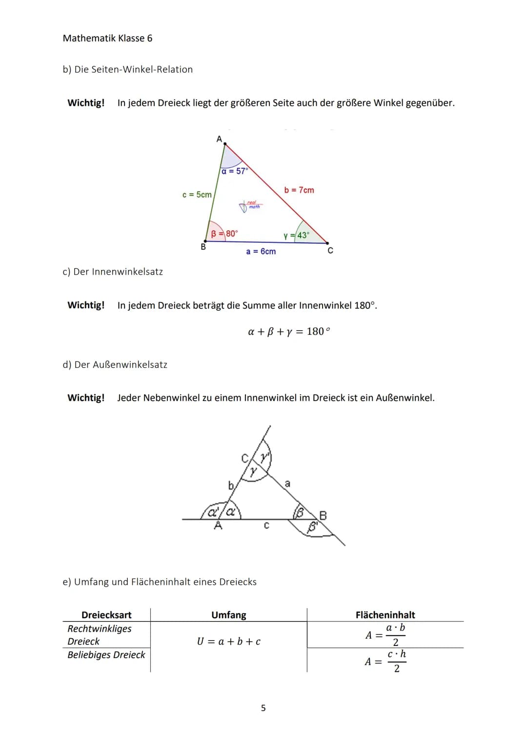 Mathematik Klasse 6
1. ARBEITEN MIT GEBROCHENEN ZAHLEN
1.1 Der Zahlenbereich der gebrochenen Zahlen
Wichtig! Zahlen, die durch gemeine Brüch