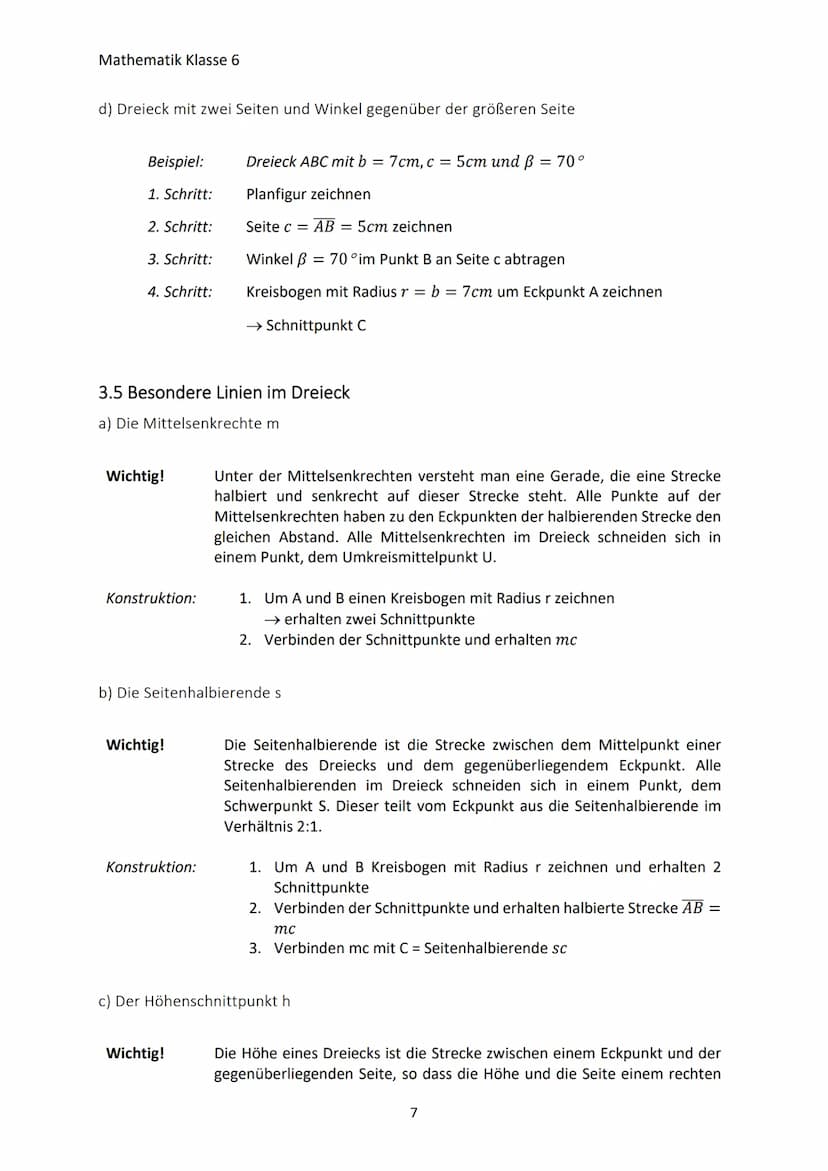 Mathematik Klasse 6
1. ARBEITEN MIT GEBROCHENEN ZAHLEN
1.1 Der Zahlenbereich der gebrochenen Zahlen
Wichtig! Zahlen, die durch gemeine Brüch