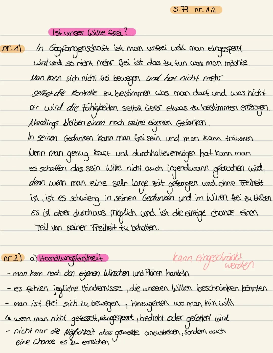 Handlungsfreiheit und Willensfreiheit für Kids: Beispiele und Unterschiede