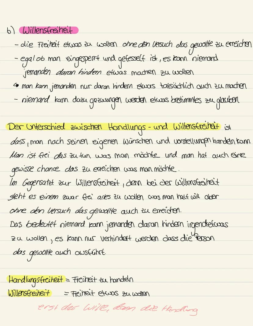 S.77 nr. 112
nr. 11 In
Ist unser Wille frei?
In Gegfangenschaft ist man unfrei weil man
eingesperrt
wird und so nicht mehr frei ist das zu t