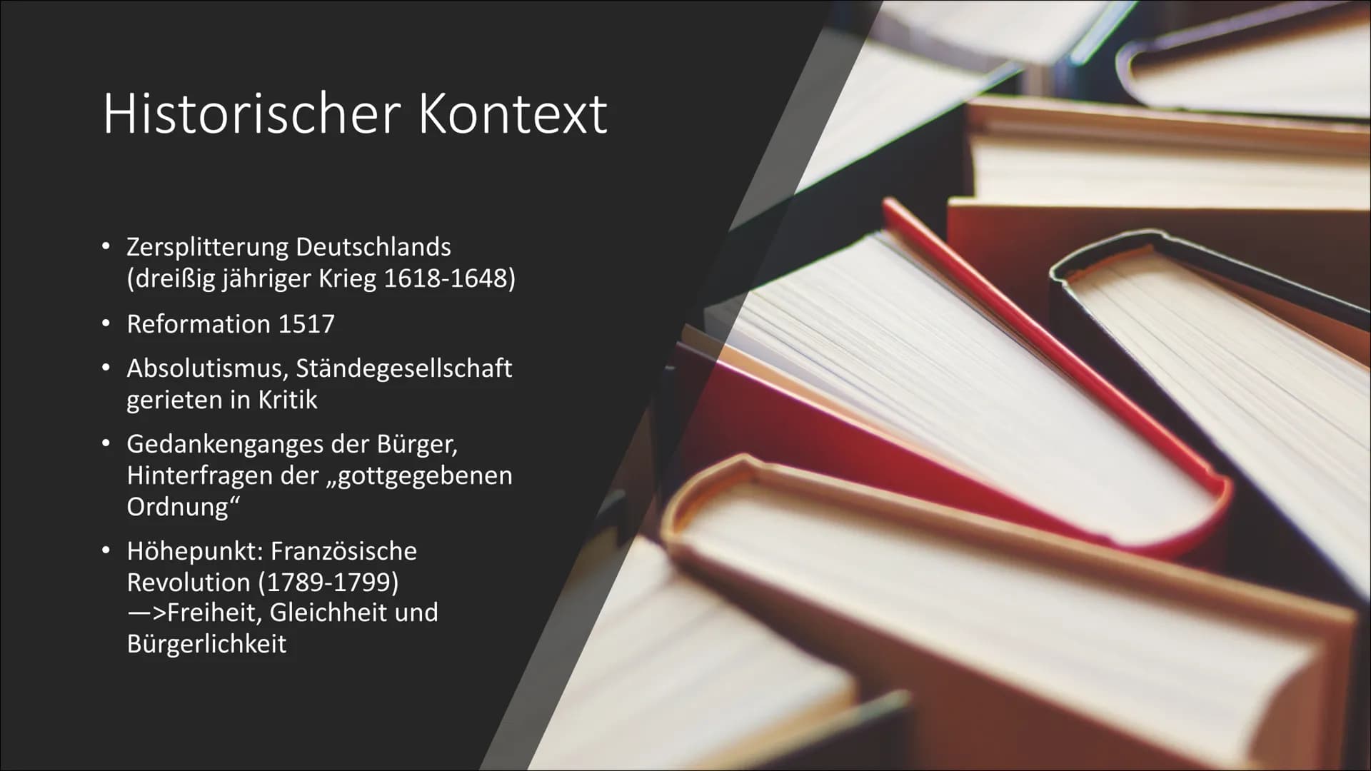 6
Epoche der Aufklärung
Von Amely, Charlotte und Ida
KILT
Theil Inhaltsverzeichnis
●
●
●
●
●
Allgemeines zur Aufklärung
Historischer Kontext