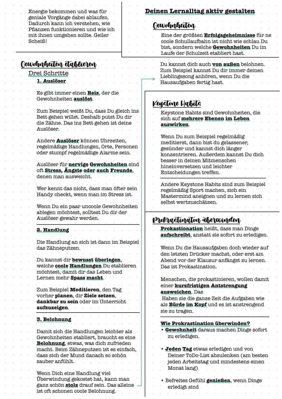 Lerntipps
Basis für deinen Erfolg
Mindset
Um entspannt gute
Noten in der
Schule zu
bekommen, kannst
Du an vielen
Rädchen drehen.
Die Basis i