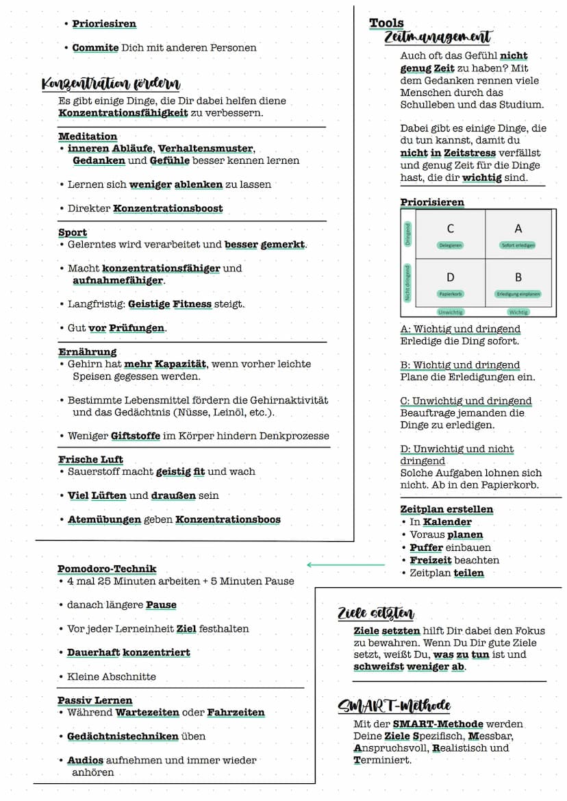 Lerntipps
Basis für deinen Erfolg
Mindset
Um entspannt gute
Noten in der
Schule zu
bekommen, kannst
Du an vielen
Rädchen drehen.
Die Basis i