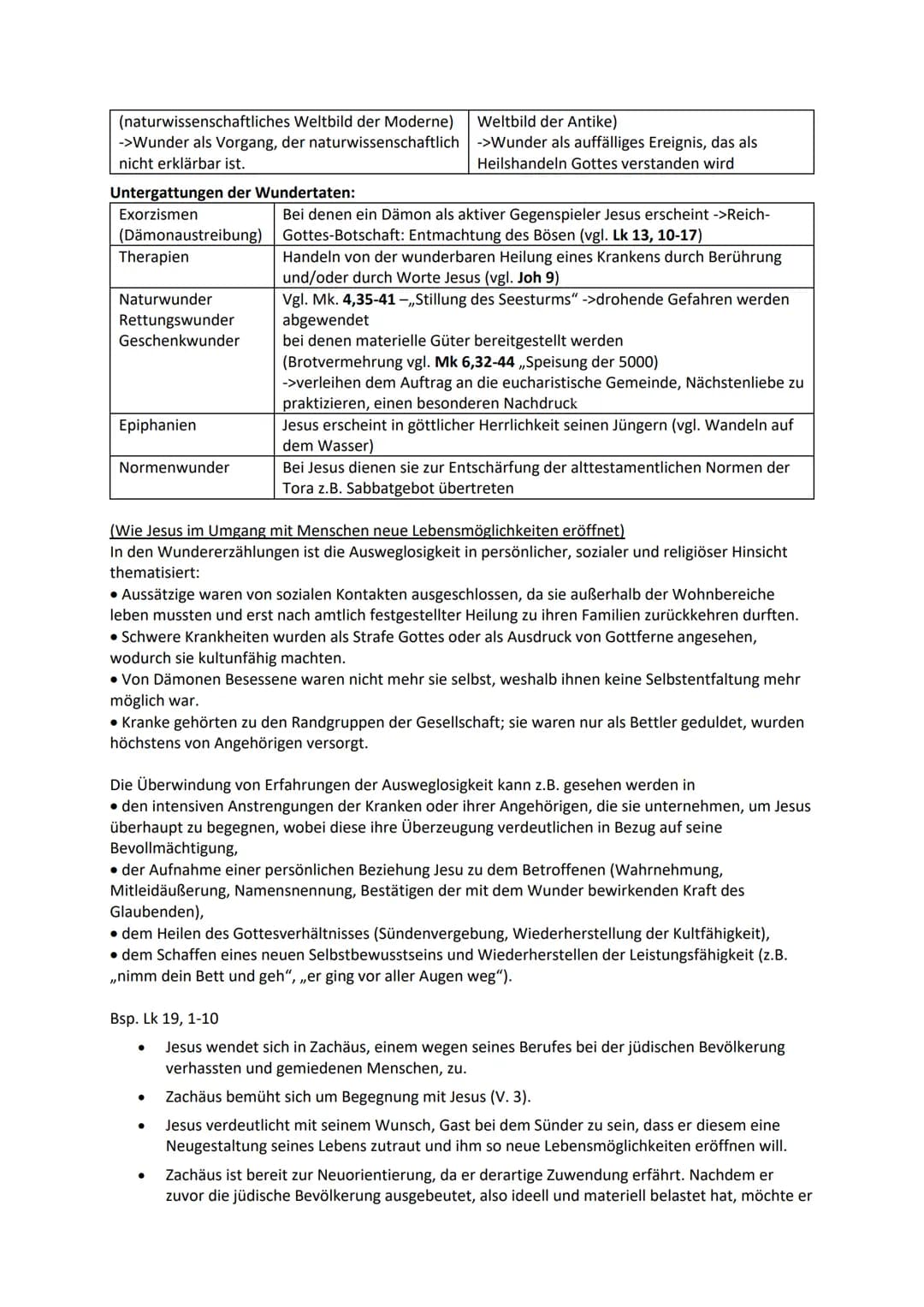 ABI-ZUSAMMENFASSUNG
I. Christologie
Historischer Jesus vs. Christus des Glaubens
->kontroverse Person (konfliktreiches Auftreten, Auferstehu