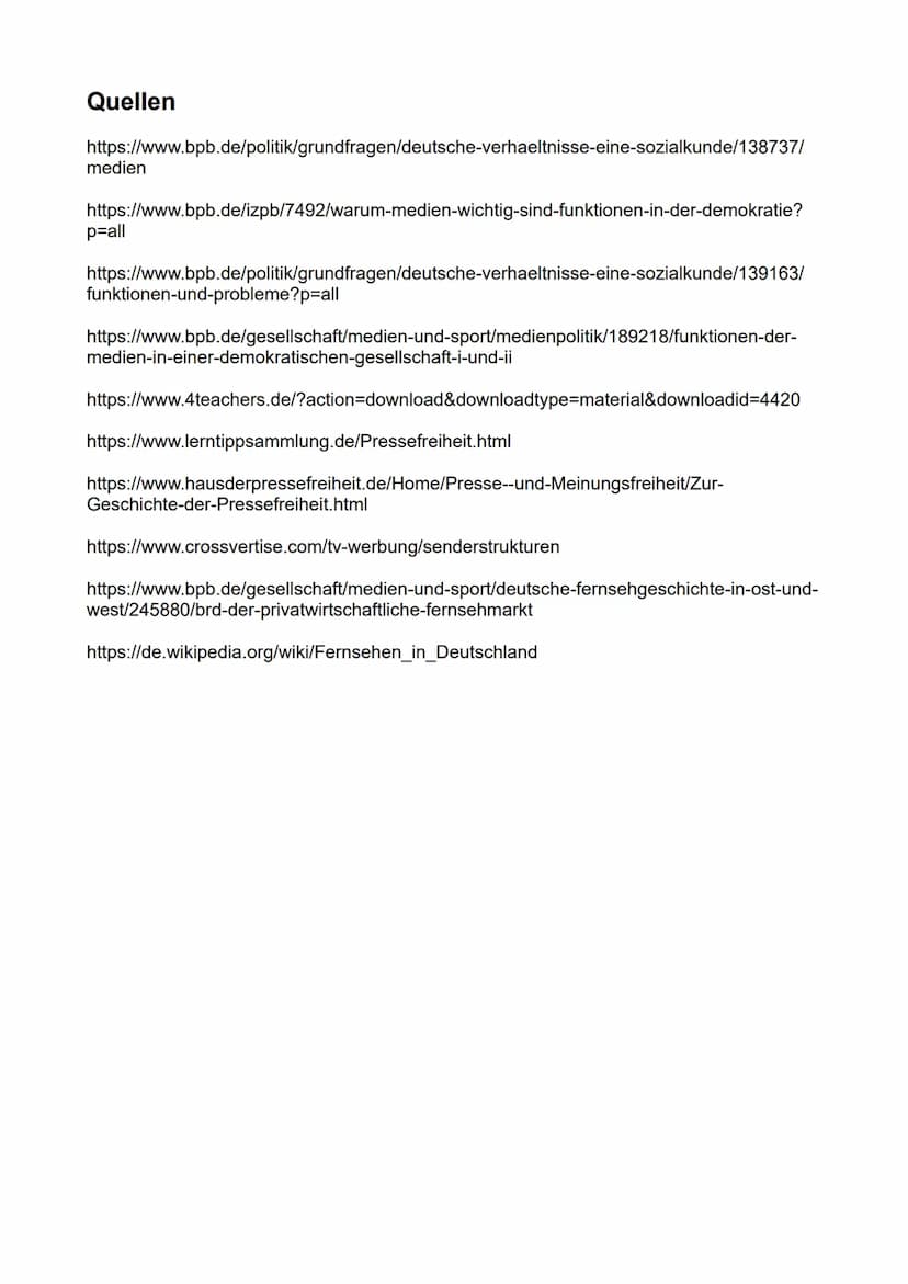 Politik und Medien
Warum werden die Medien auch als „vierte Gewalt" bezeichnet?
vierte, virtuelle Säule (neben Legislative, Judikative und E
