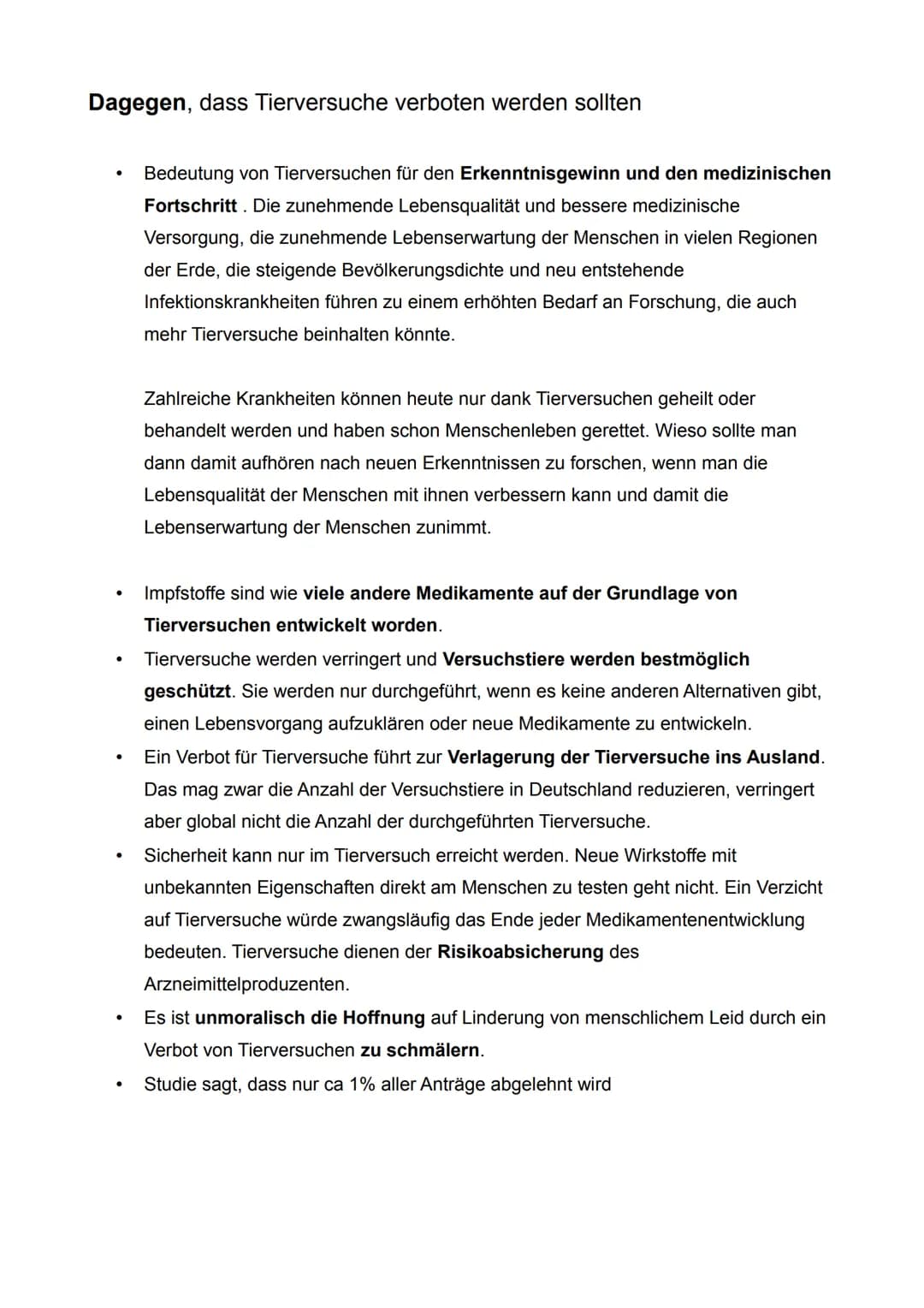 Dafür, dass Tierversuche verboten werden sollten
Falsche Sicherheit vortäuschen: Auch wenn viele neue Medikamente im
Tierversuch zunächst er
