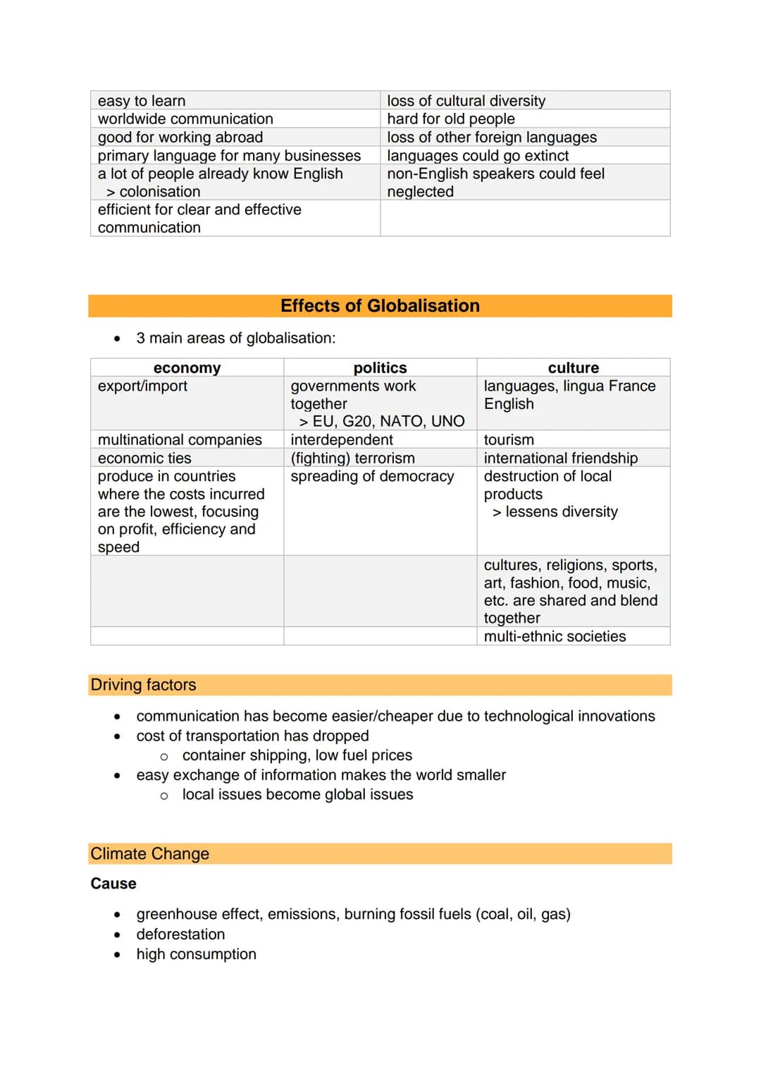 ●
GLOBALISATION
process of interaction and integration among people, companies and
governments world wide
Studying Abroad
pro
buy / sell pro