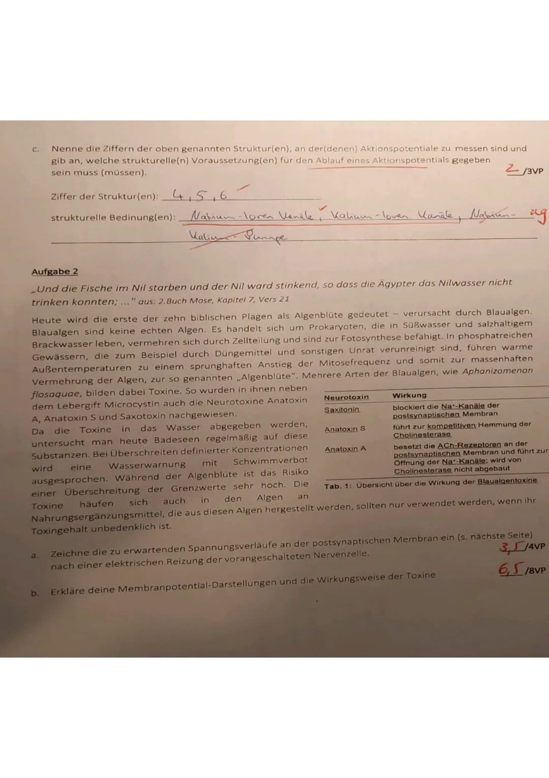 a.
1
2
✓ zwischen den geschriebenen Zeilen eine Zeile frei lassen
✓auf Fachvokabular, Rechtschreibung, Zeichensetzung achten Seiten nummerie