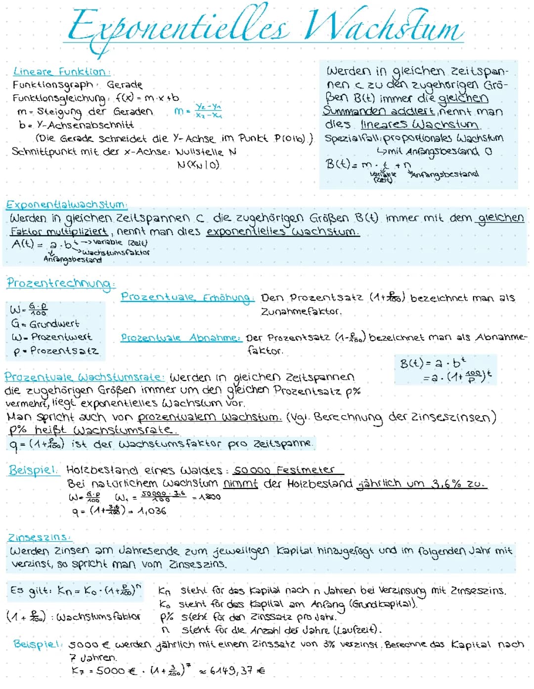Exponentielles Wachstum