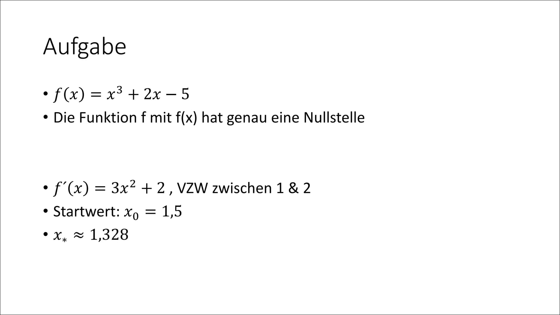 Das Newton Verfahren
GFS Carina Löffler, 08.01.2020 Gliederung
• Isaac Newton und seine Bedeutung für die Mathematik
• Das Newton Verfahren
