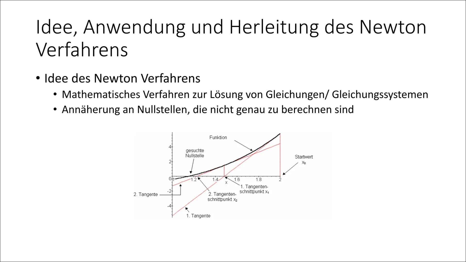 Das Newton Verfahren
GFS Carina Löffler, 08.01.2020 Gliederung
• Isaac Newton und seine Bedeutung für die Mathematik
• Das Newton Verfahren
