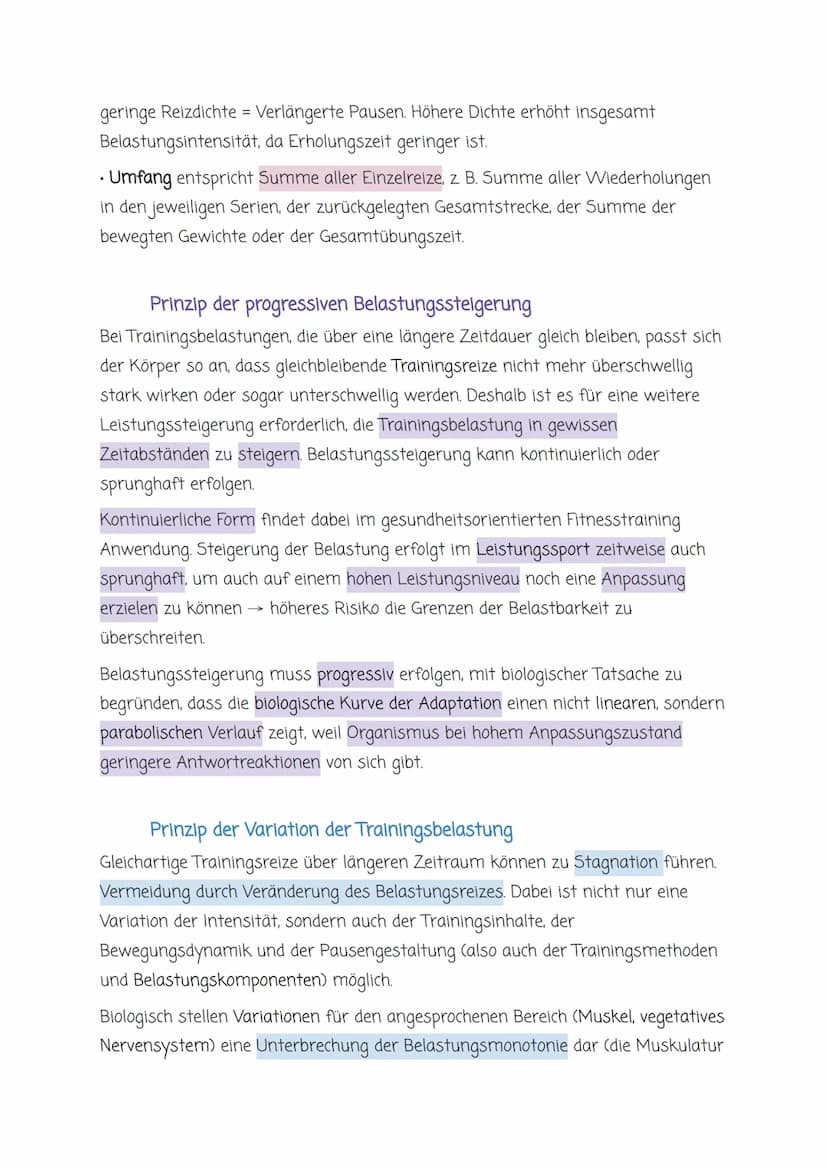 allgemeine Gesetzmäßigkeiten des Trainings
1. Qualitätsgesetz: spezifische Reize =spezifische Anpassungsreaktionen
2. Homöostase (Heterostas