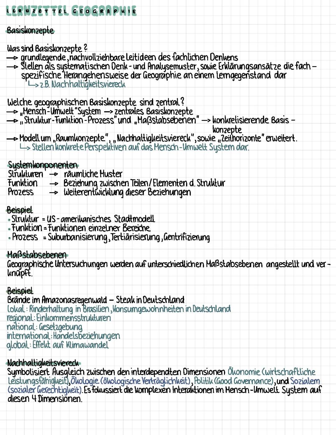 Basiskonzepte / Raumplanung 