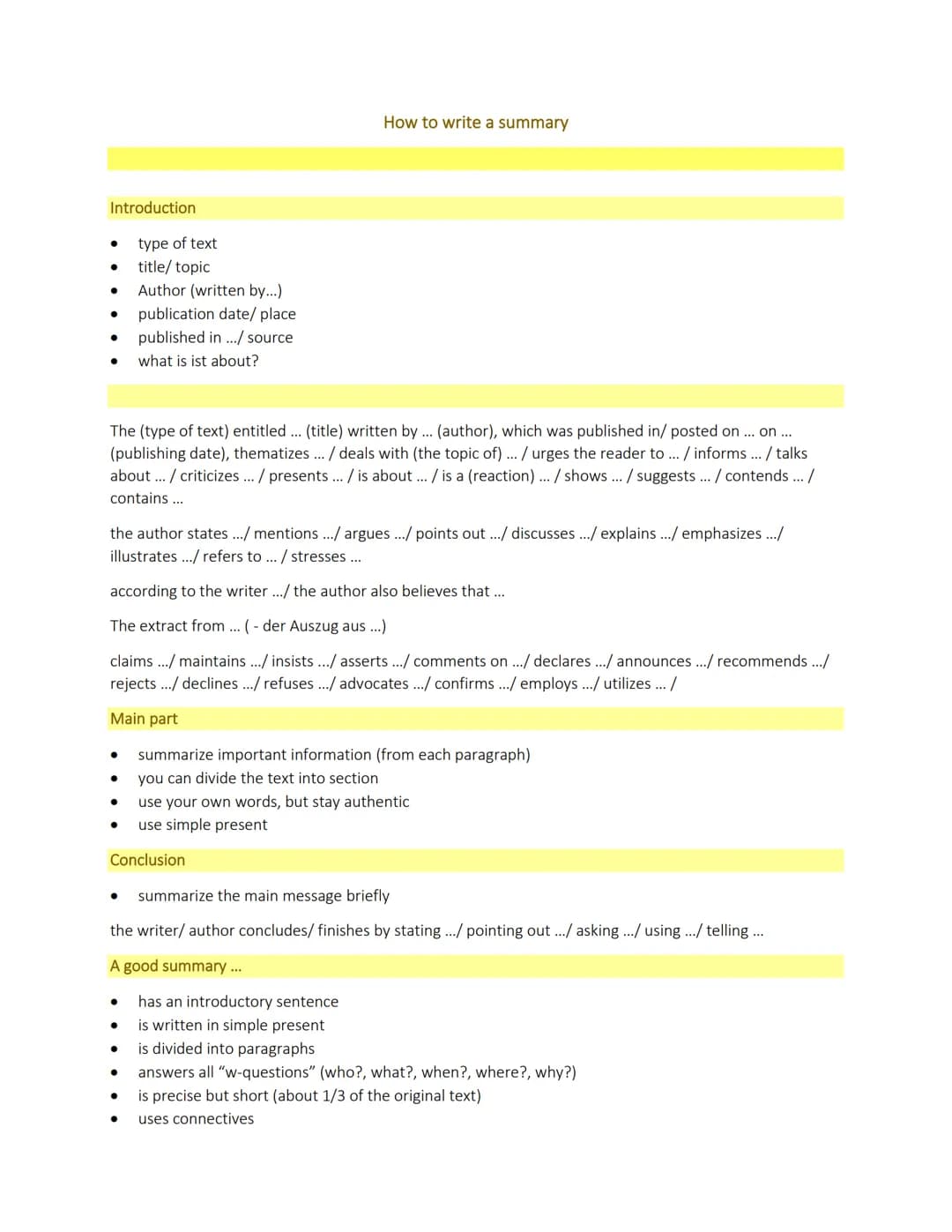 Introduction
.
●
The (type of text) entitled ... (title) written by ... (author), which was published in/ posted on... on ...
(publishing da
