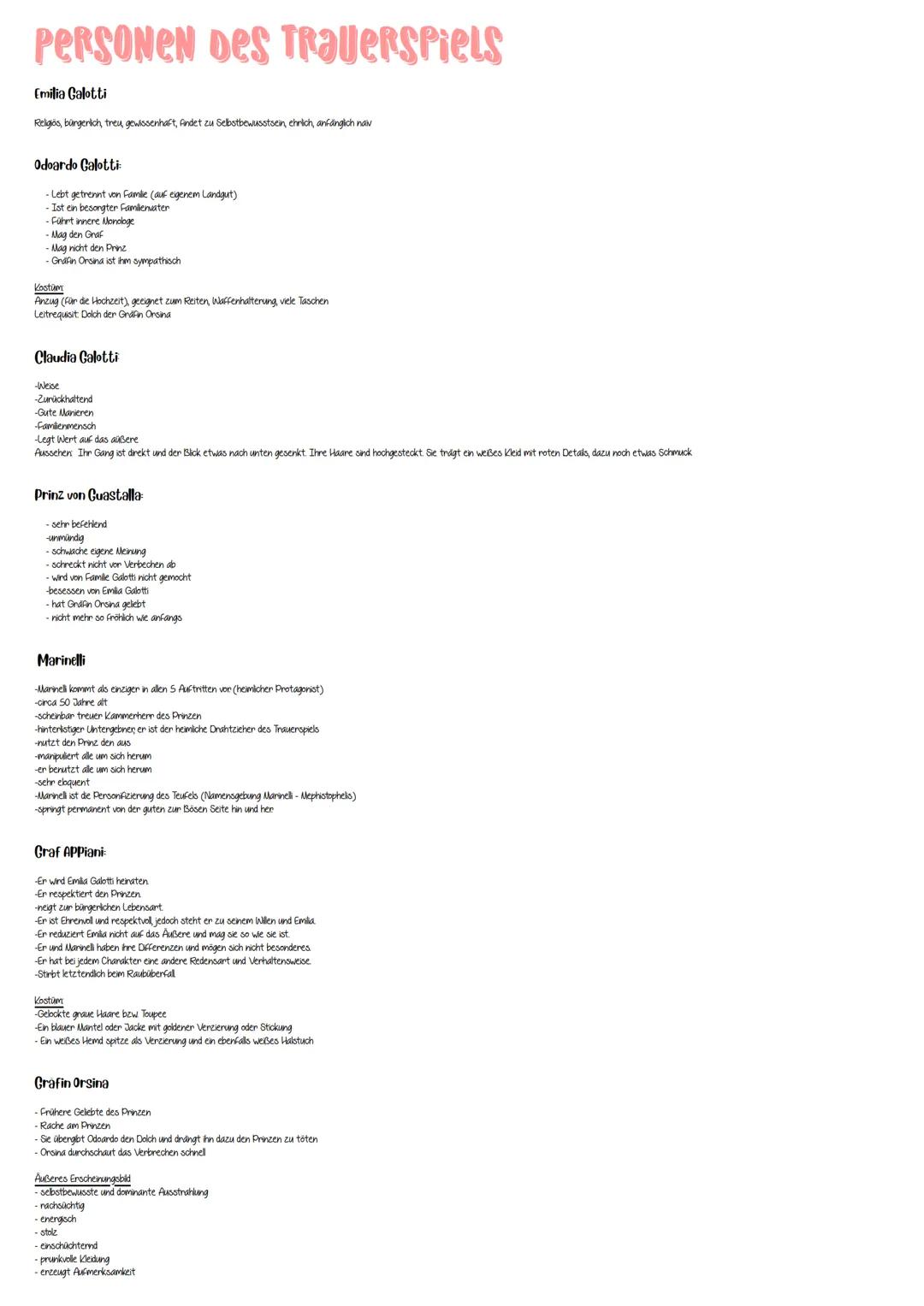 # PERSONEN Des Traverspiels

Emilia Calotti

Religiós, büngerich, treu, gewissenhaft, findet zu Selbstbewusstsein, chrich, anfänglich nav

O