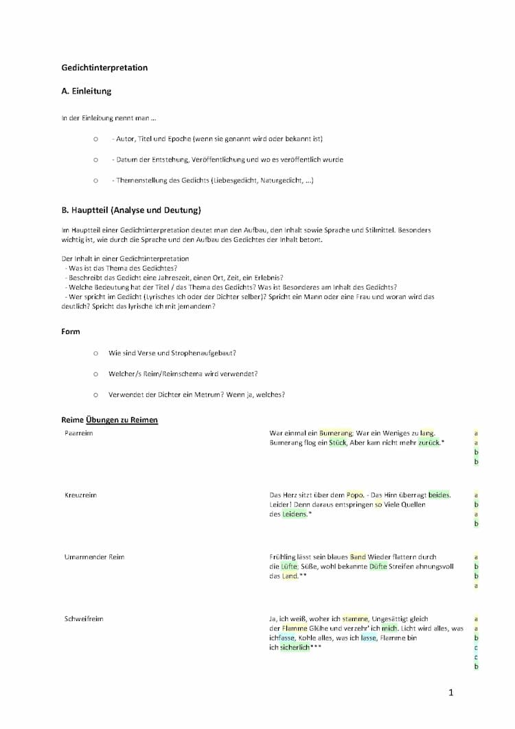Know Gedichts Interpretation Aufbau thumbnail