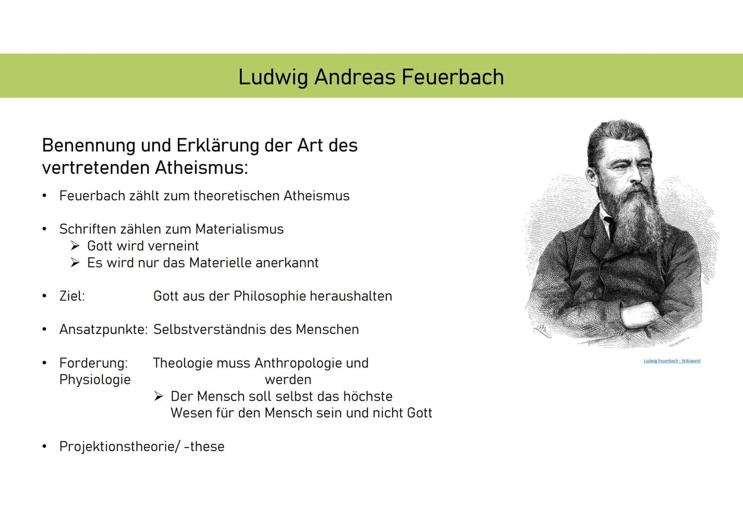 „Und Gott schuf den Menschen
nach seinem Bilde" (1.Mose 1,27) Kurzbiografie:
* 28. Juli 1804 in Landshut
Besuchte das Ansbacher Gymnasium
●
