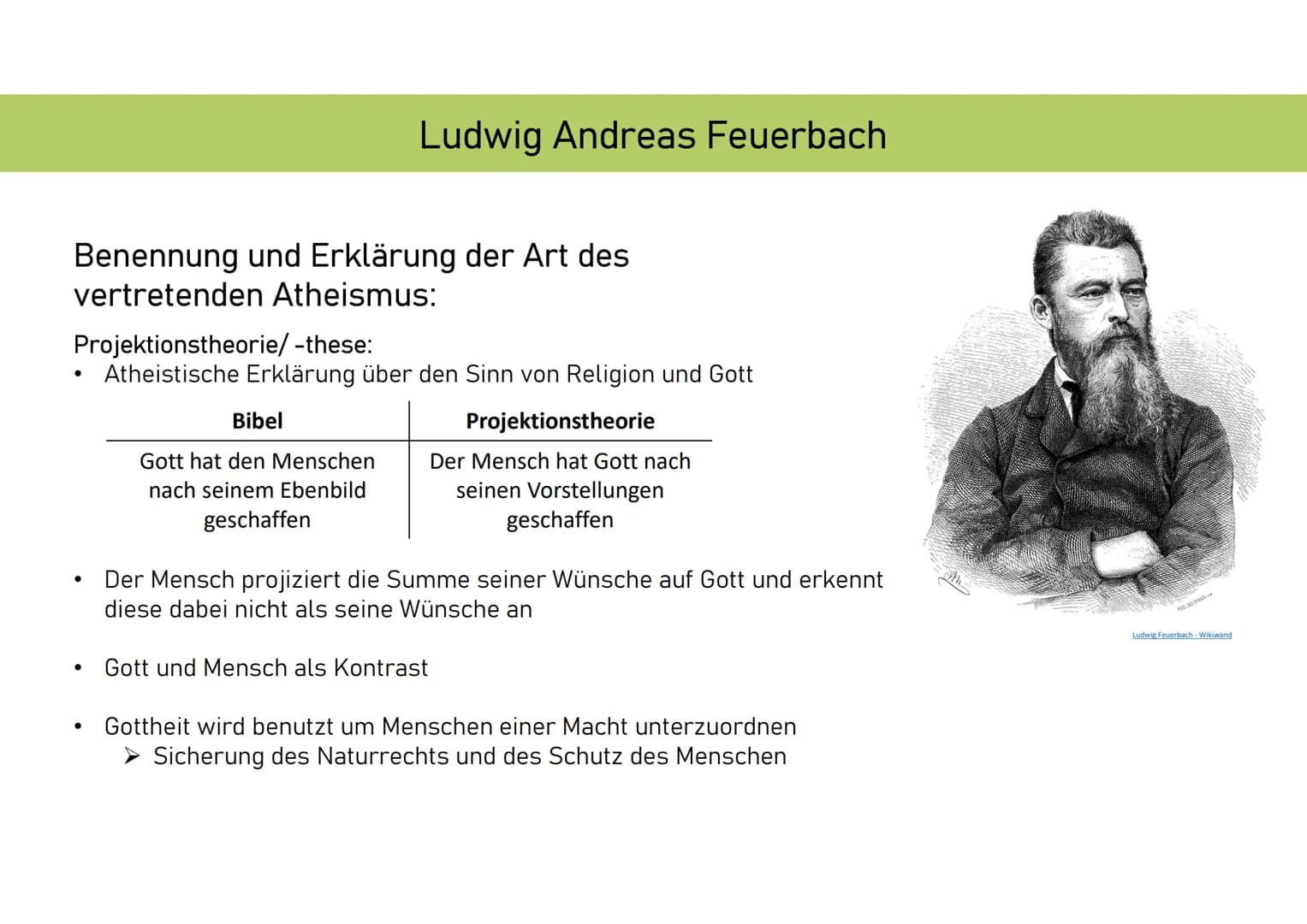 „Und Gott schuf den Menschen
nach seinem Bilde" (1.Mose 1,27) Kurzbiografie:
* 28. Juli 1804 in Landshut
Besuchte das Ansbacher Gymnasium
●
