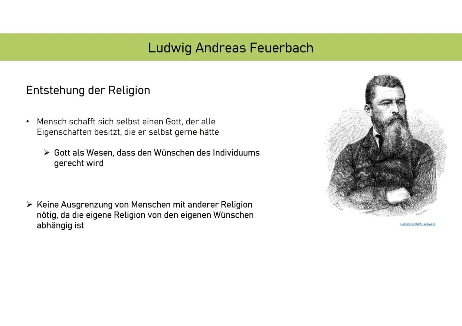 „Und Gott schuf den Menschen
nach seinem Bilde" (1.Mose 1,27) Kurzbiografie:
* 28. Juli 1804 in Landshut
Besuchte das Ansbacher Gymnasium
●

