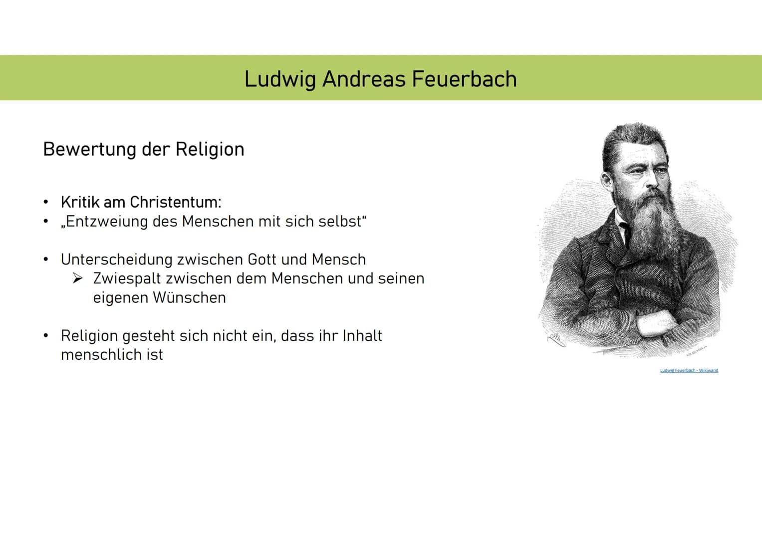 „Und Gott schuf den Menschen
nach seinem Bilde" (1.Mose 1,27) Kurzbiografie:
* 28. Juli 1804 in Landshut
Besuchte das Ansbacher Gymnasium
●
