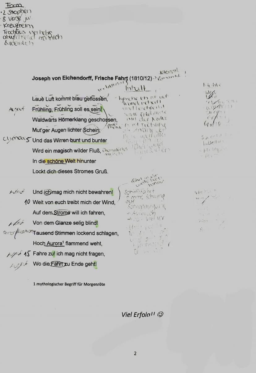 ital. Sonett
Schweif
reim,
Aufgabenstellung:
1. Analysieren Sie das Gedicht ,,Abend" von Andreas Gryphius. (33 Punkte)
2. Analysieren Sie da
