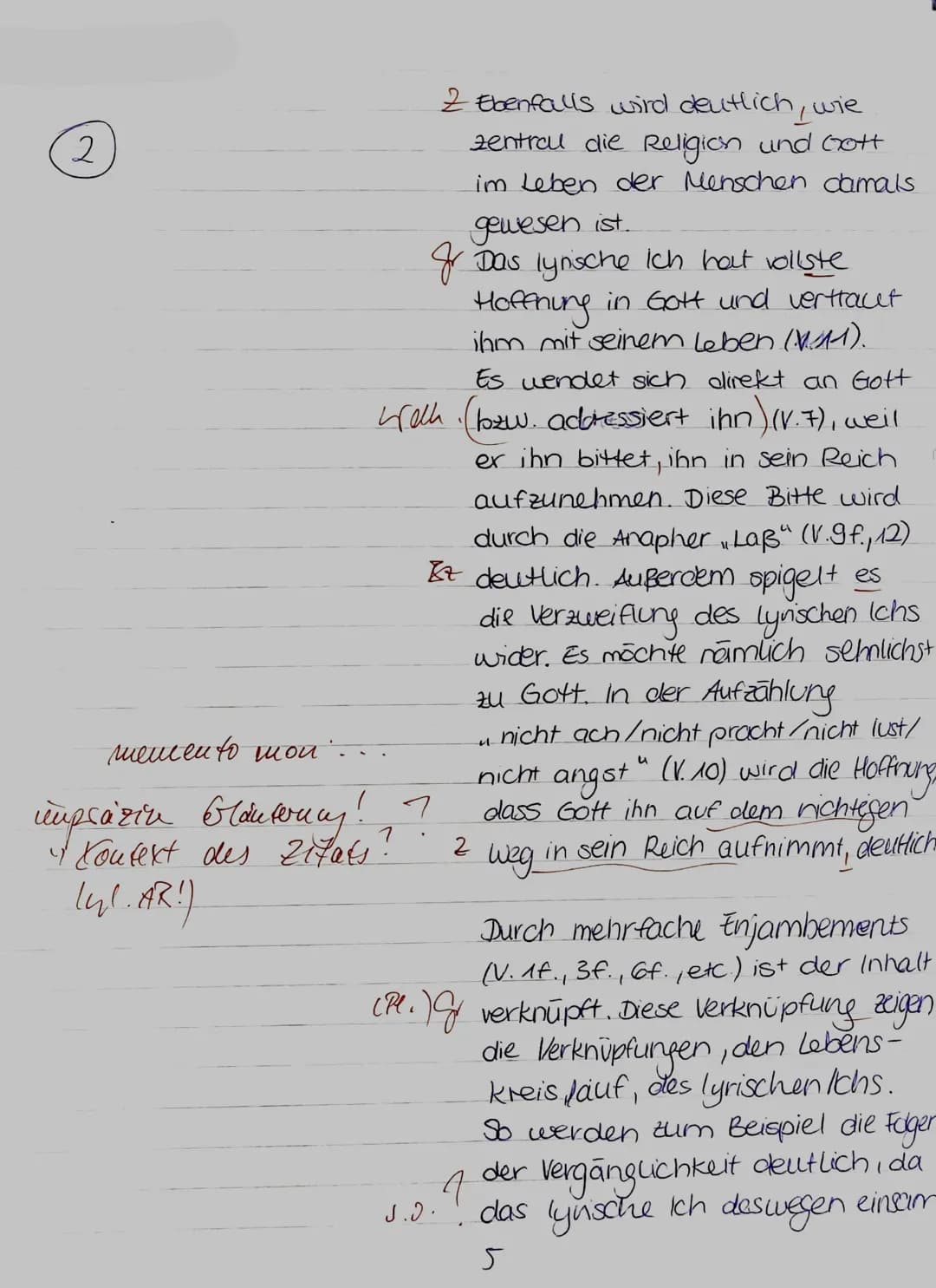 ital. Sonett
Schweif
reim,
Aufgabenstellung:
1. Analysieren Sie das Gedicht ,,Abend" von Andreas Gryphius. (33 Punkte)
2. Analysieren Sie da