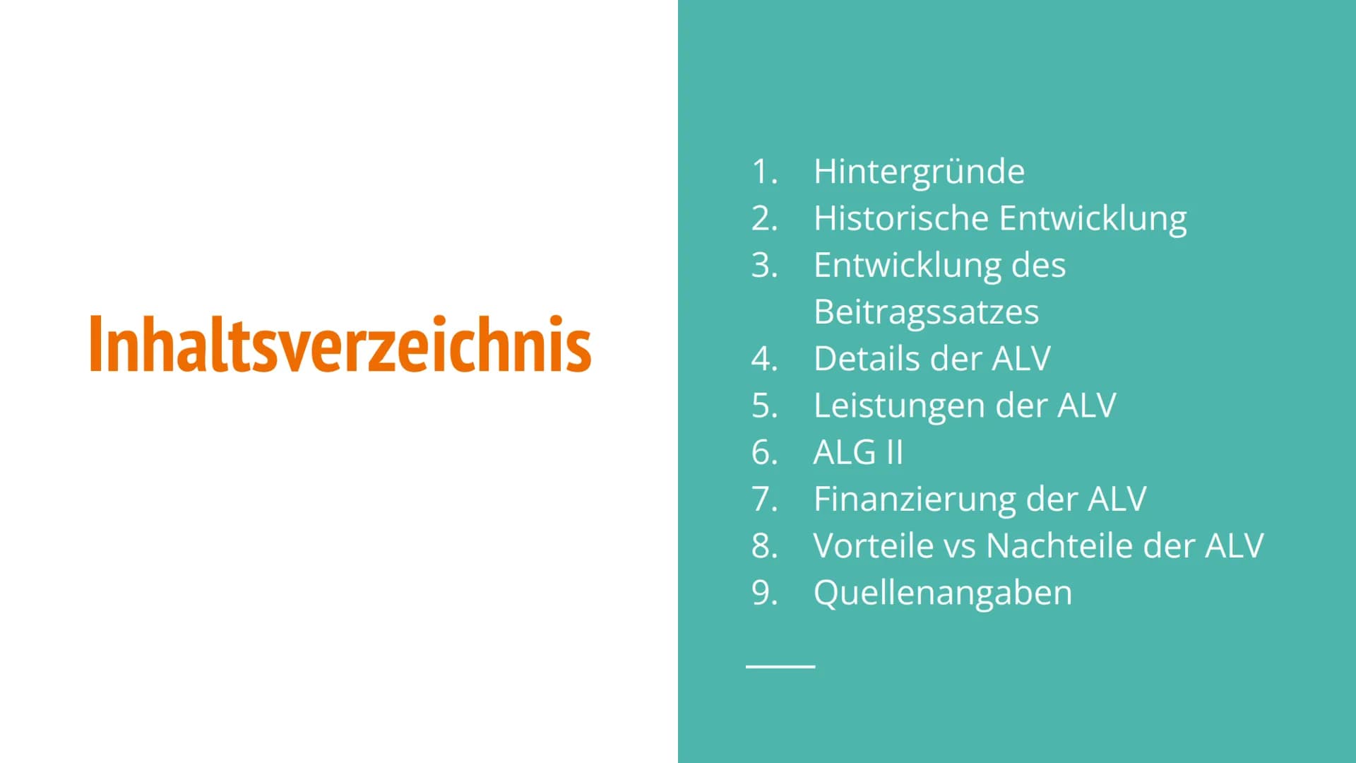 Die Arbeitslosenversicherung
Die Sozialversicherungen Inhaltsverzeichnis
1. Hintergründe
2. Historische Entwicklung
3.
Entwicklung des
Beitr