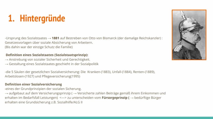 Die Arbeitslosenversicherung
Die Sozialversicherungen Inhaltsverzeichnis
1. Hintergründe
2. Historische Entwicklung
3.
Entwicklung des
Beitr