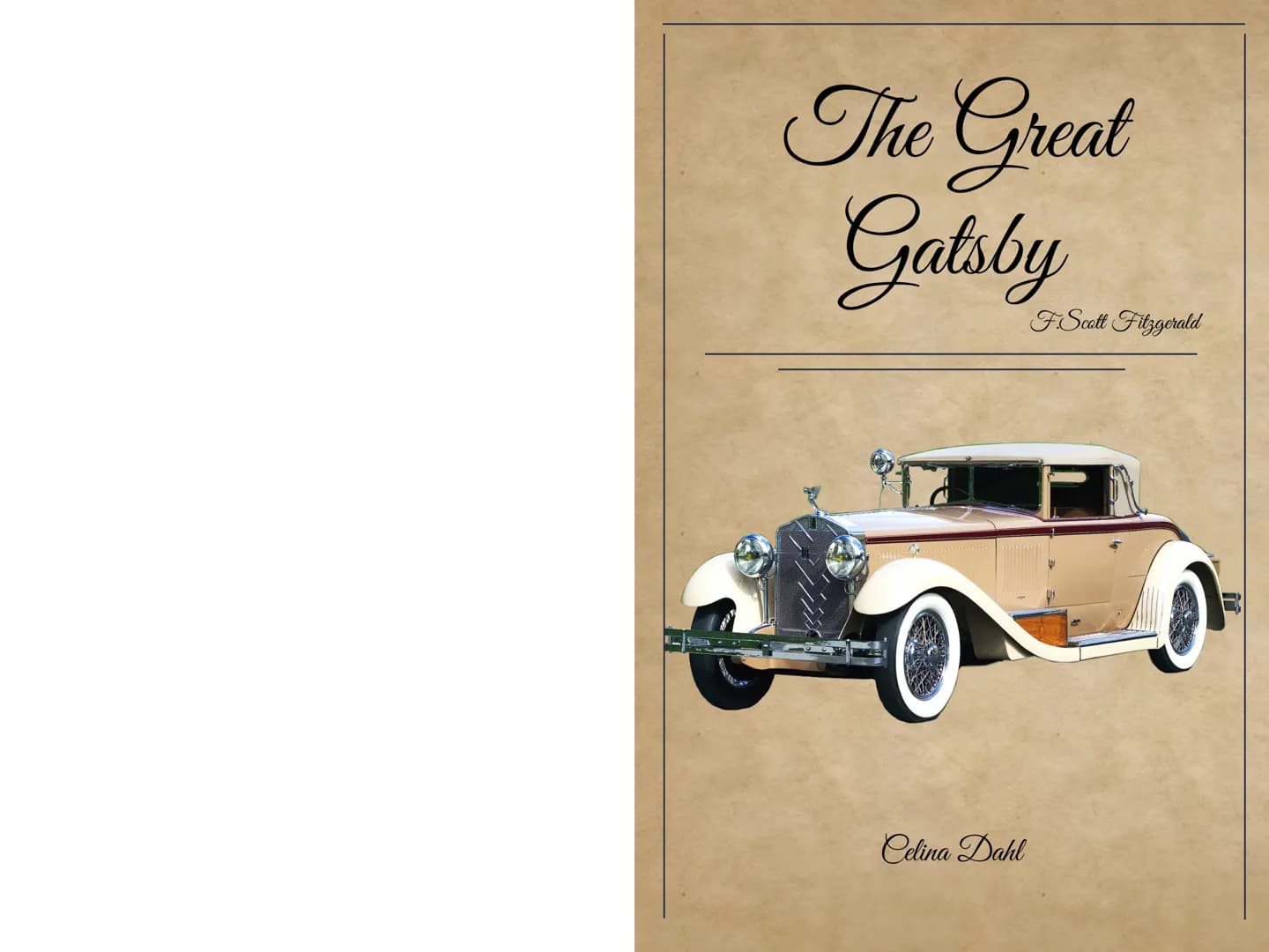The Great
Gatsby
Celina Dahl
F.Scott Fitzgerald
G EF E (Nea)
How to create a reading log
Notes From the Midnight Driver - Jordan Sonnenblick