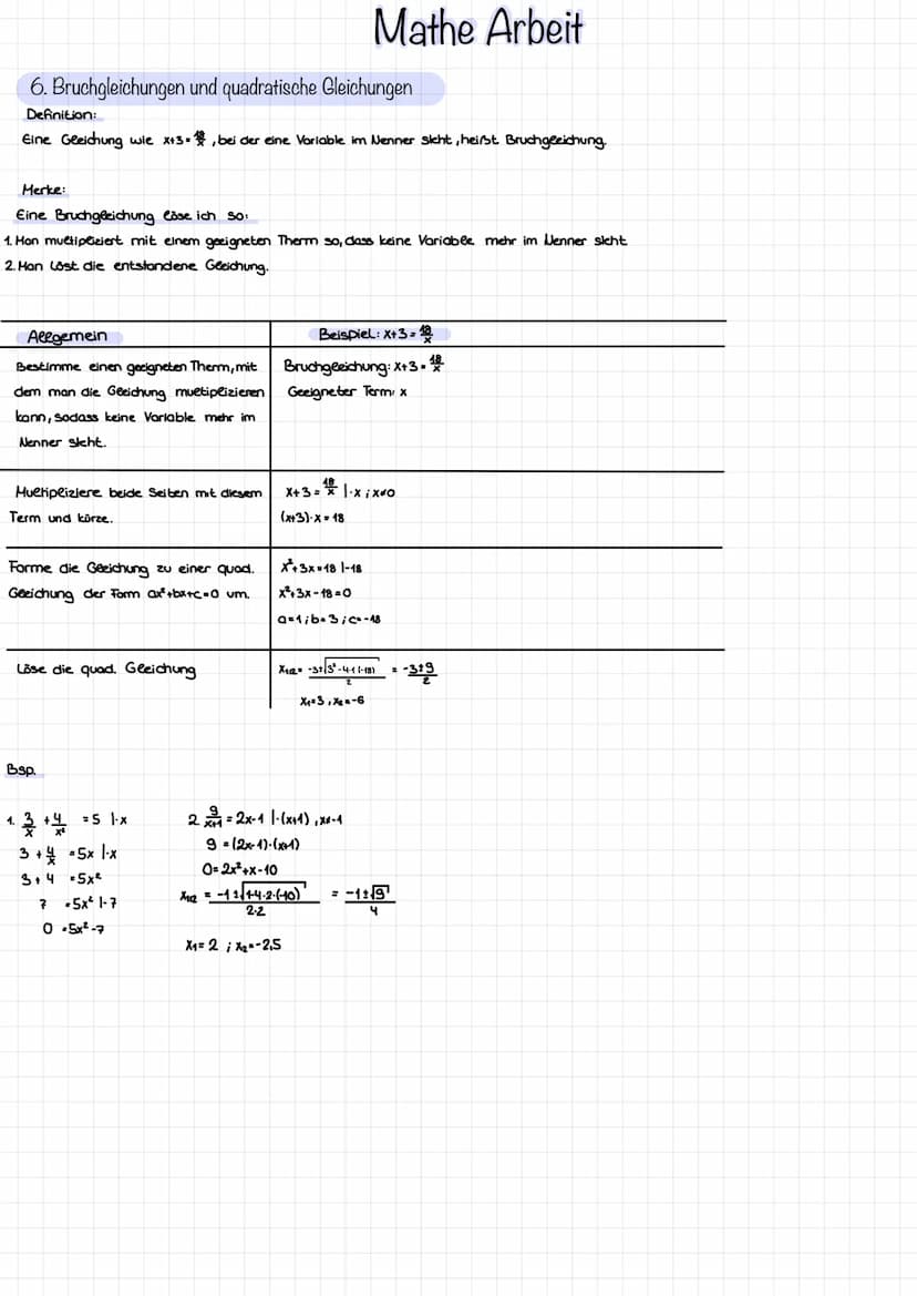 1. Rein quadratische Gleichungen
Definition:
Eine Gleichung, die man auf die man auf die Form x²=r (r=Reelee Zohe) bringen kann, nennt man e