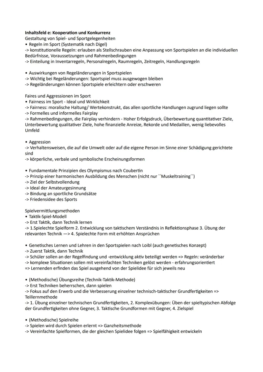 Sport Abitur NRW 2024
Inhaltsfeld a: Bewegungsstruktur und Bewegungslernen
Prinzipien und Konzepte des motorischen Lernens
Informationsaufna