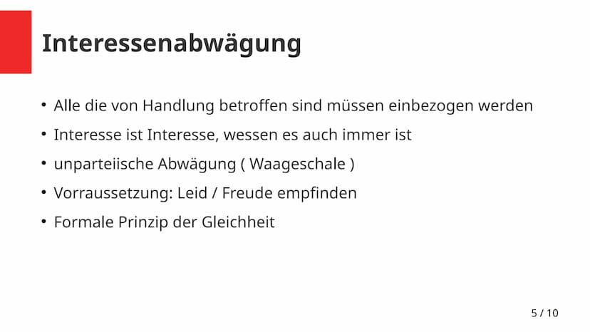 Der Utilitarismus unter Peter Singer
1/10 Inhaltsverzeichnis
1) Wer ist Peter Singer?
2) Praktische Ethik
3) Interessenbestimmung
4) Persone