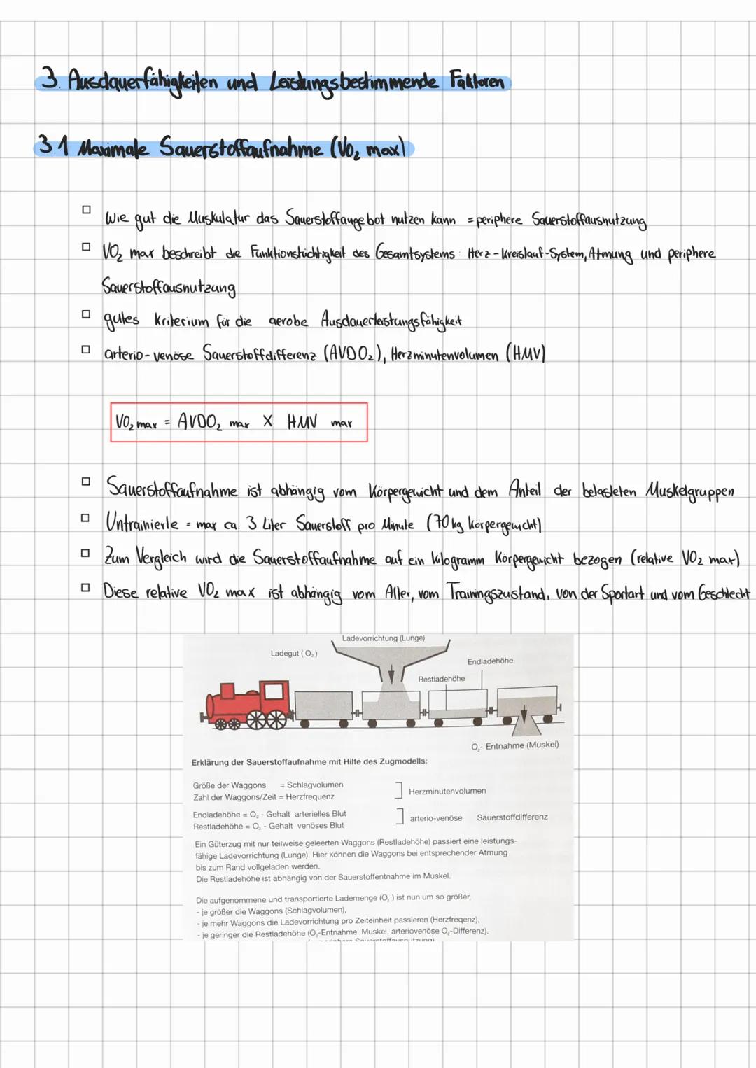 3.5 Allgemeine Ausdauerfähigkeiten
Allgemeine aerobe Ausdauer (aerobe Kapazität)
Die Belastungsintensität veicht bis zur anaeroben Schwelle 