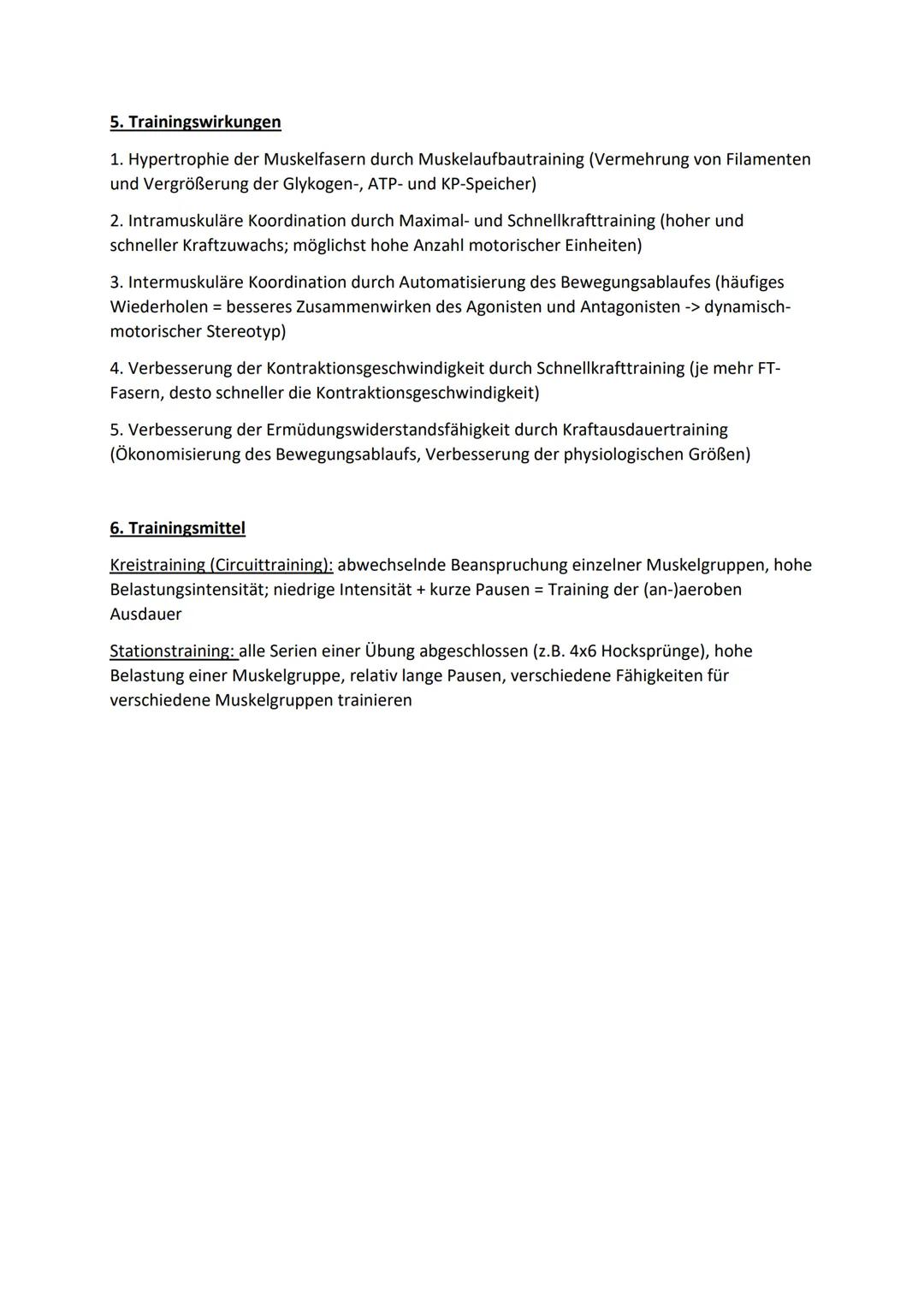 Kraft
1. Bedeutung der Kraft
Kraft im biologischen Sinne ist die Fähigkeit des Nerv-Muskelsystems, durch Muskeltätigkeit
Widerstände zu über