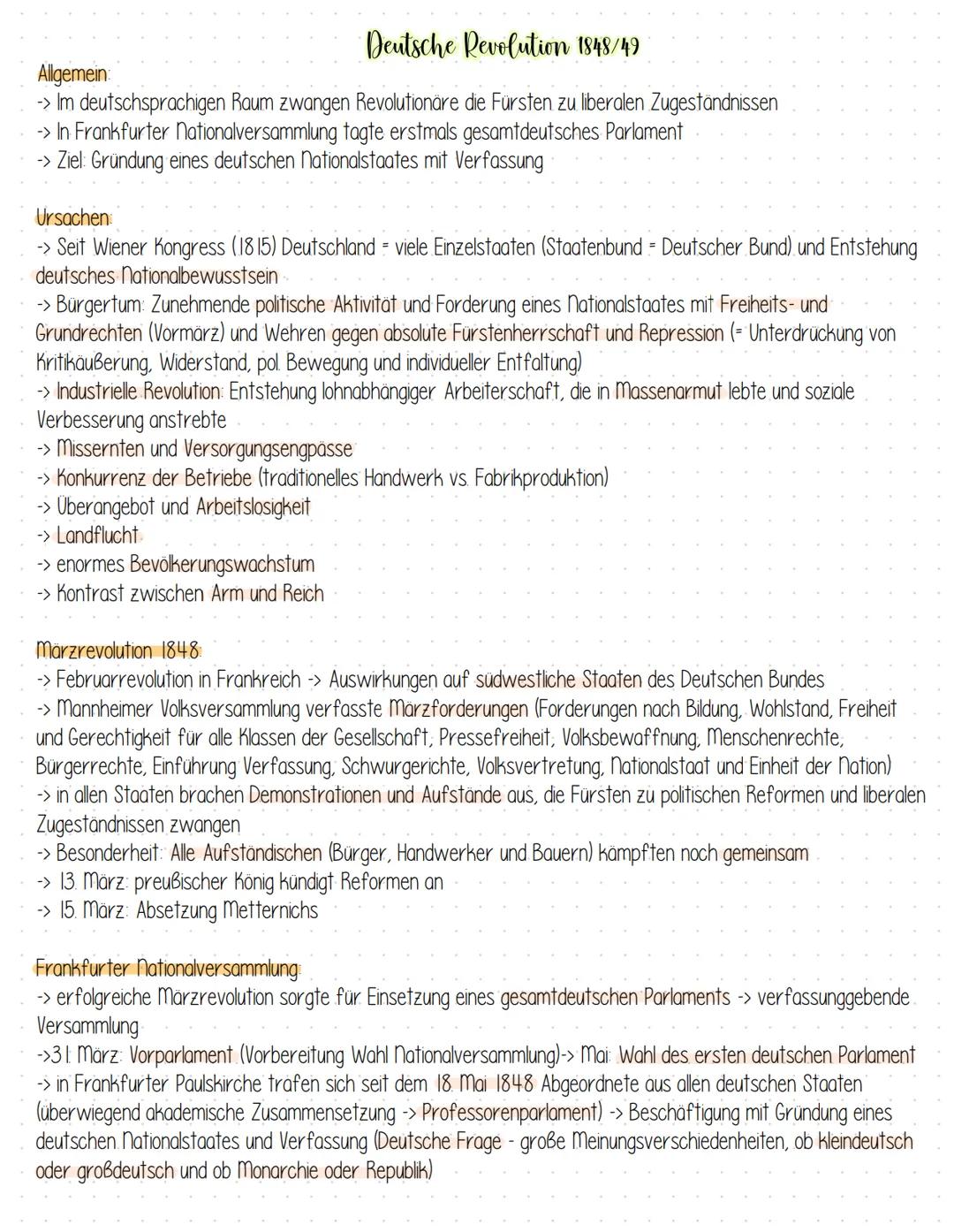 Deutsche Revolution 1848/49