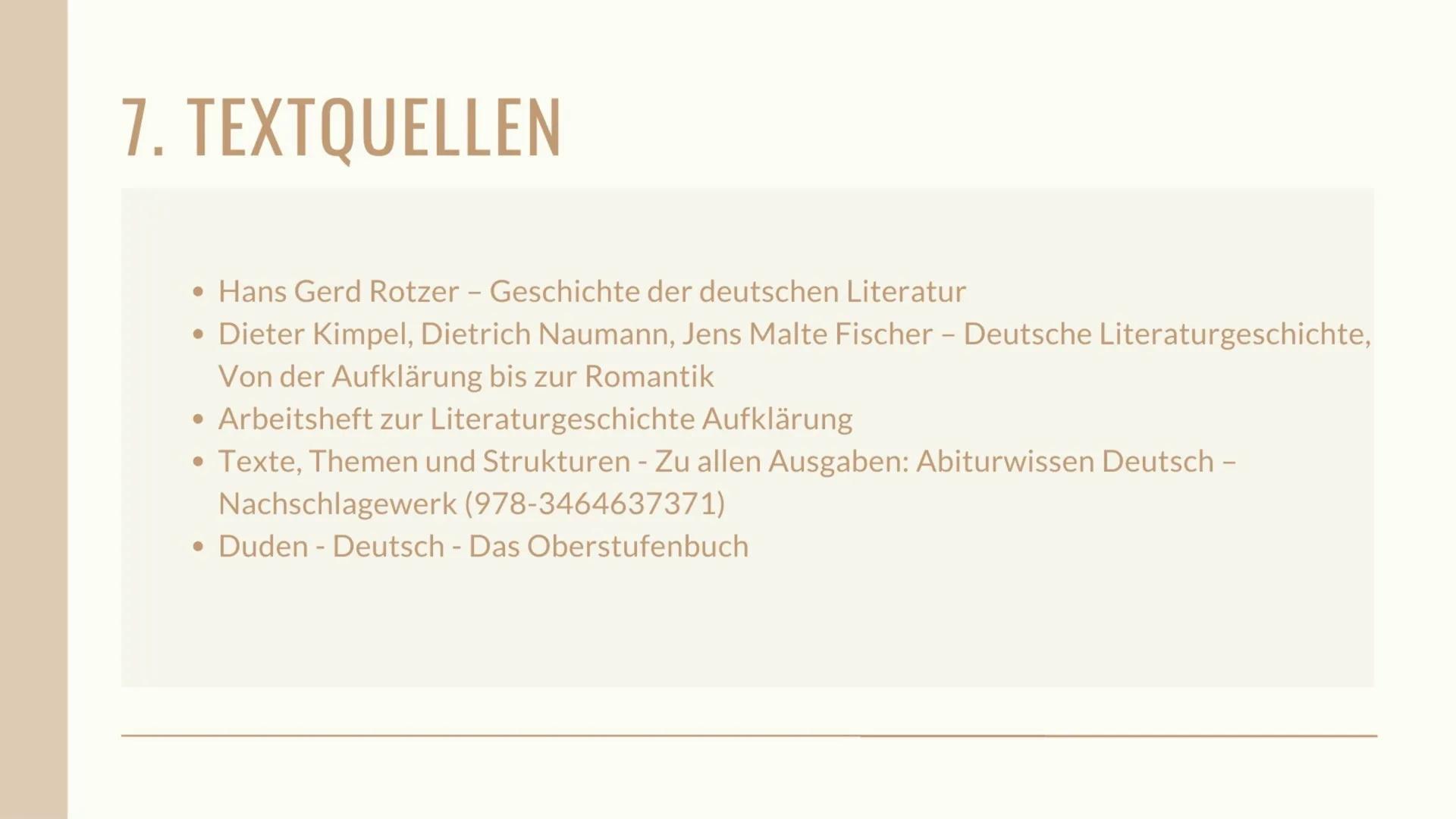 A
DIE LITERARISCHE
EPOCHE DER
AUFKLÄRUNG
Schuljahr
Referent: BEGRIFFSDEFINITION
• Begriff „Aufklärung": untrennbar mit der
●
Metaphorik des 